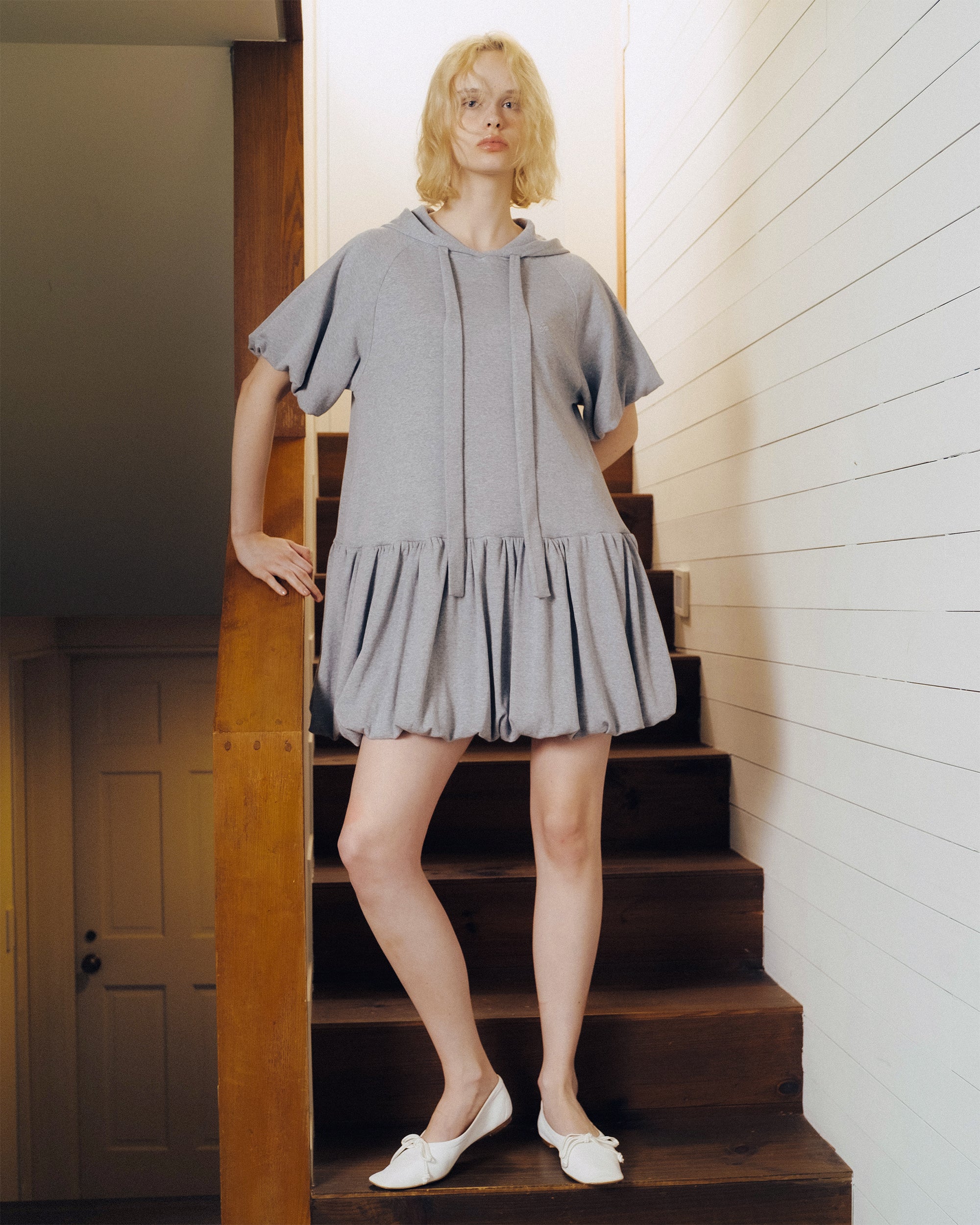 Bubble hoodie dress