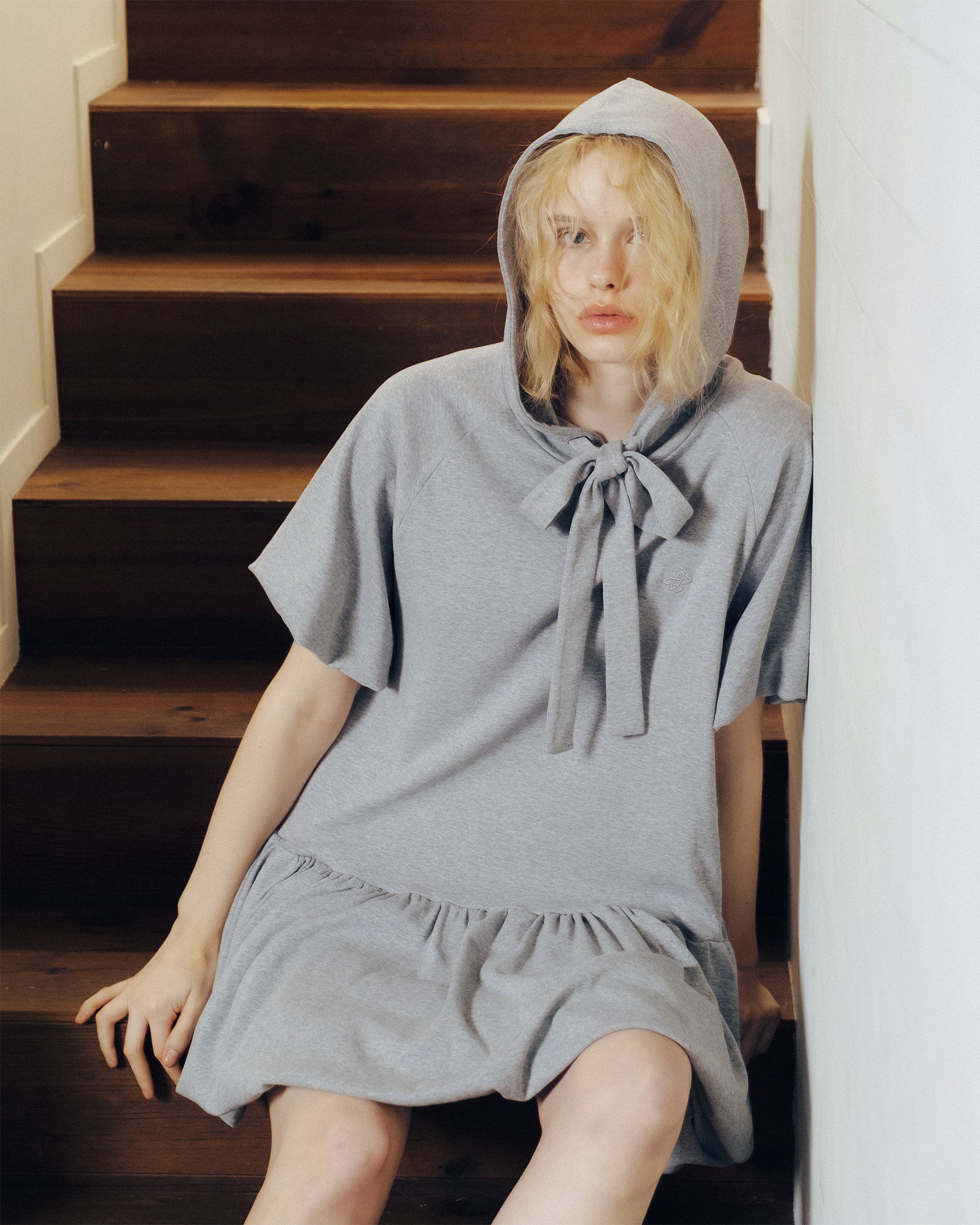 Bubble hoodie dress