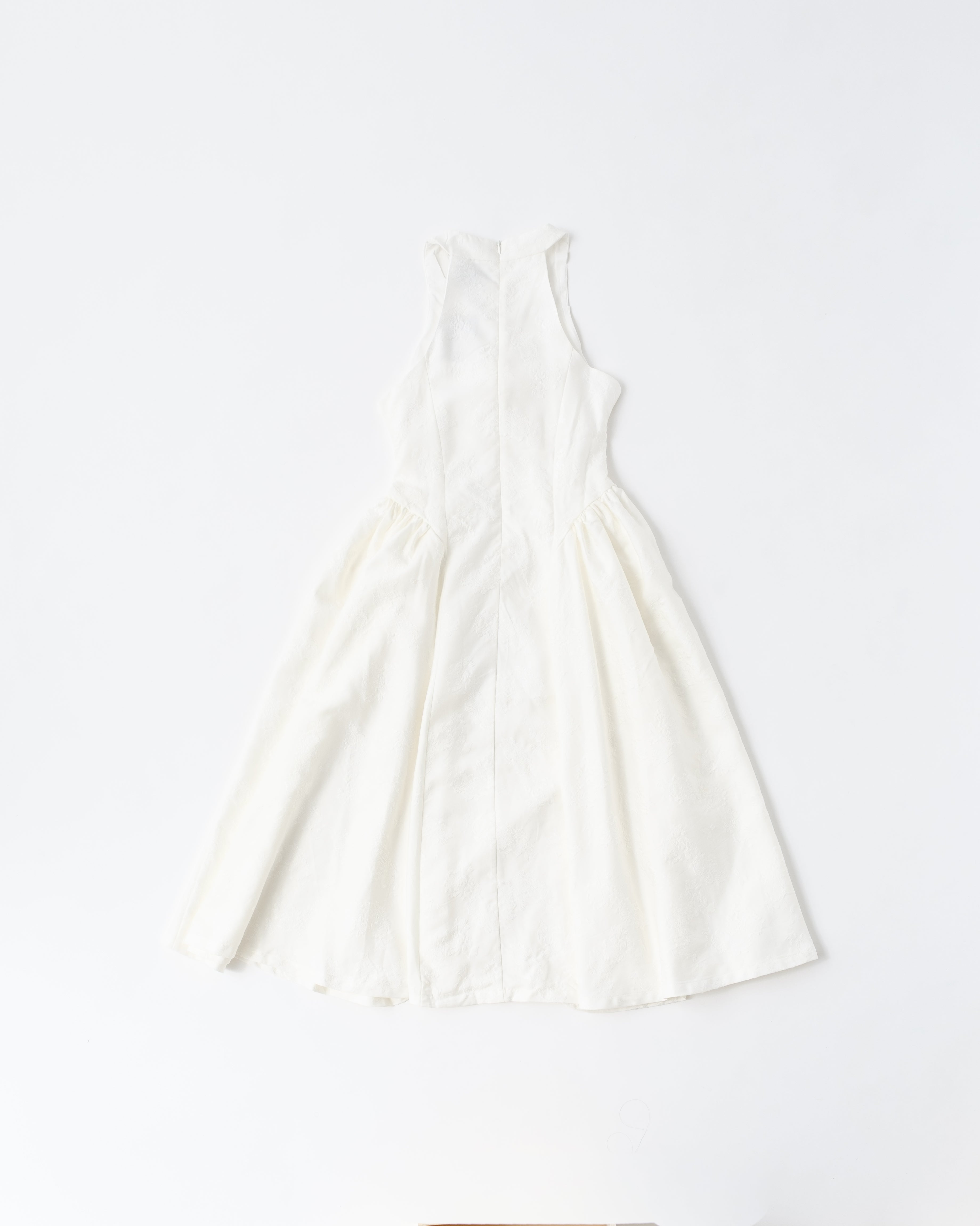 【sj】Lily Jacquard Rosette Midi Dress