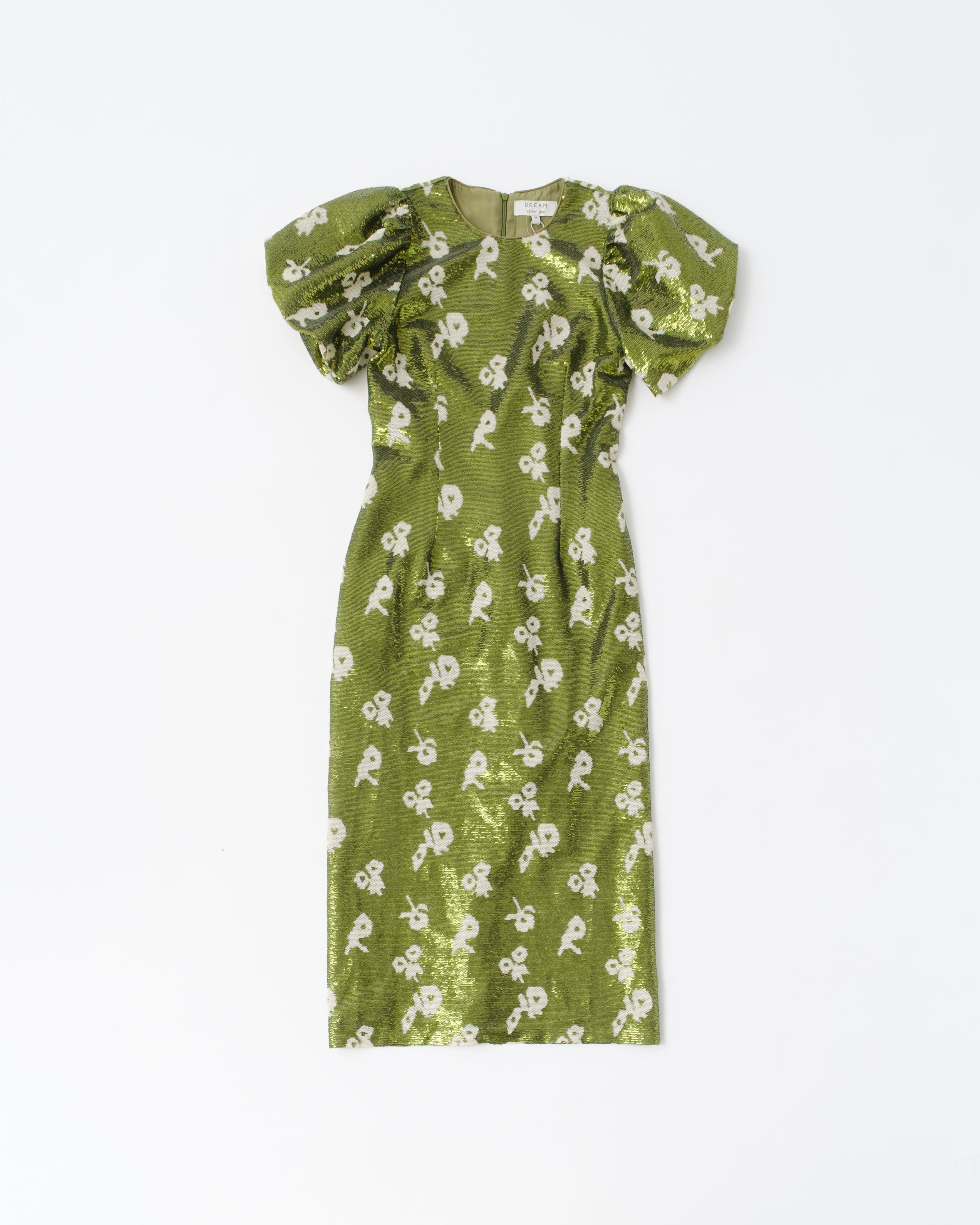 【sj】Èclat Floral Sequin Midi Dress