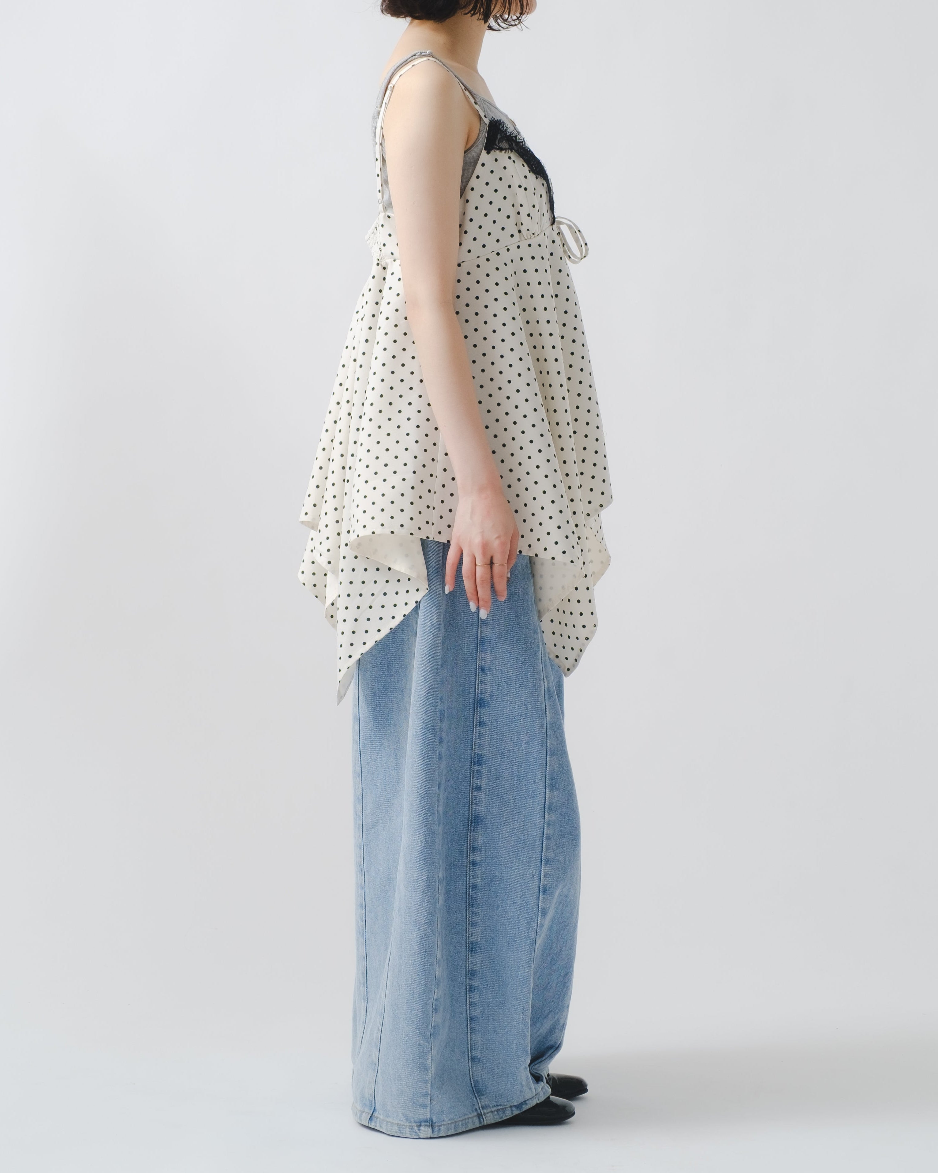 モデル身長 : 157cm