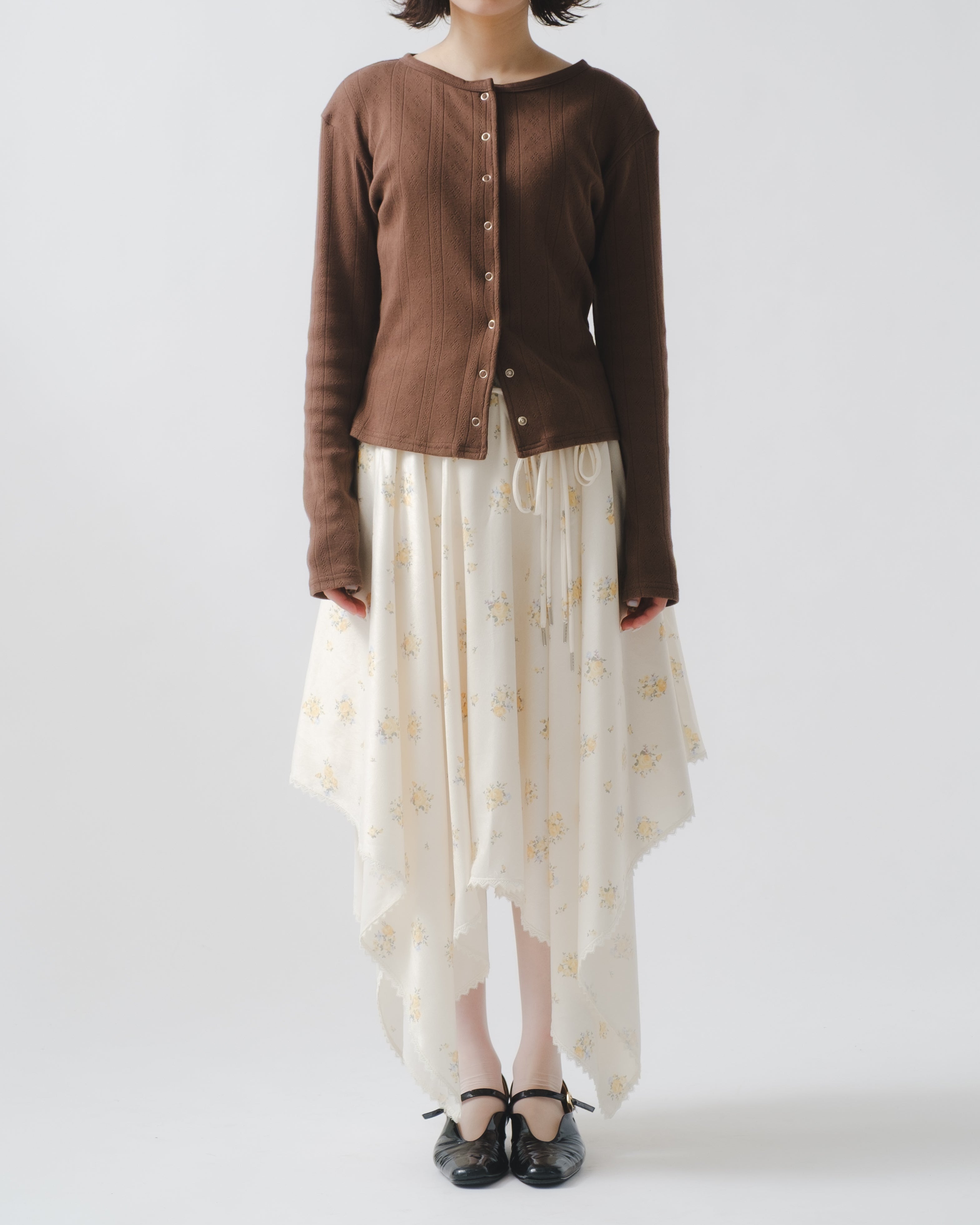 Airy handkerchief skirt
