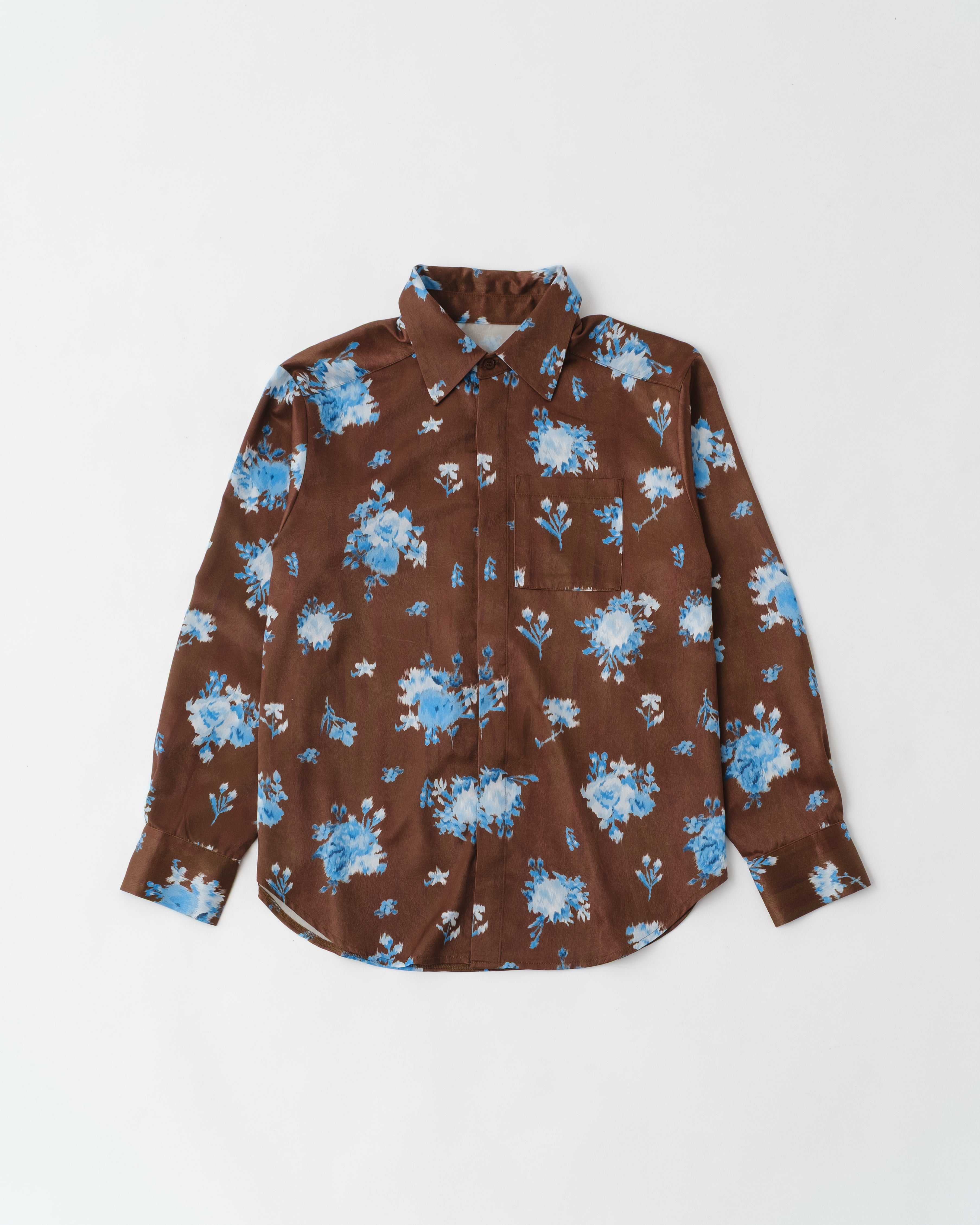 Satin lounge shirt