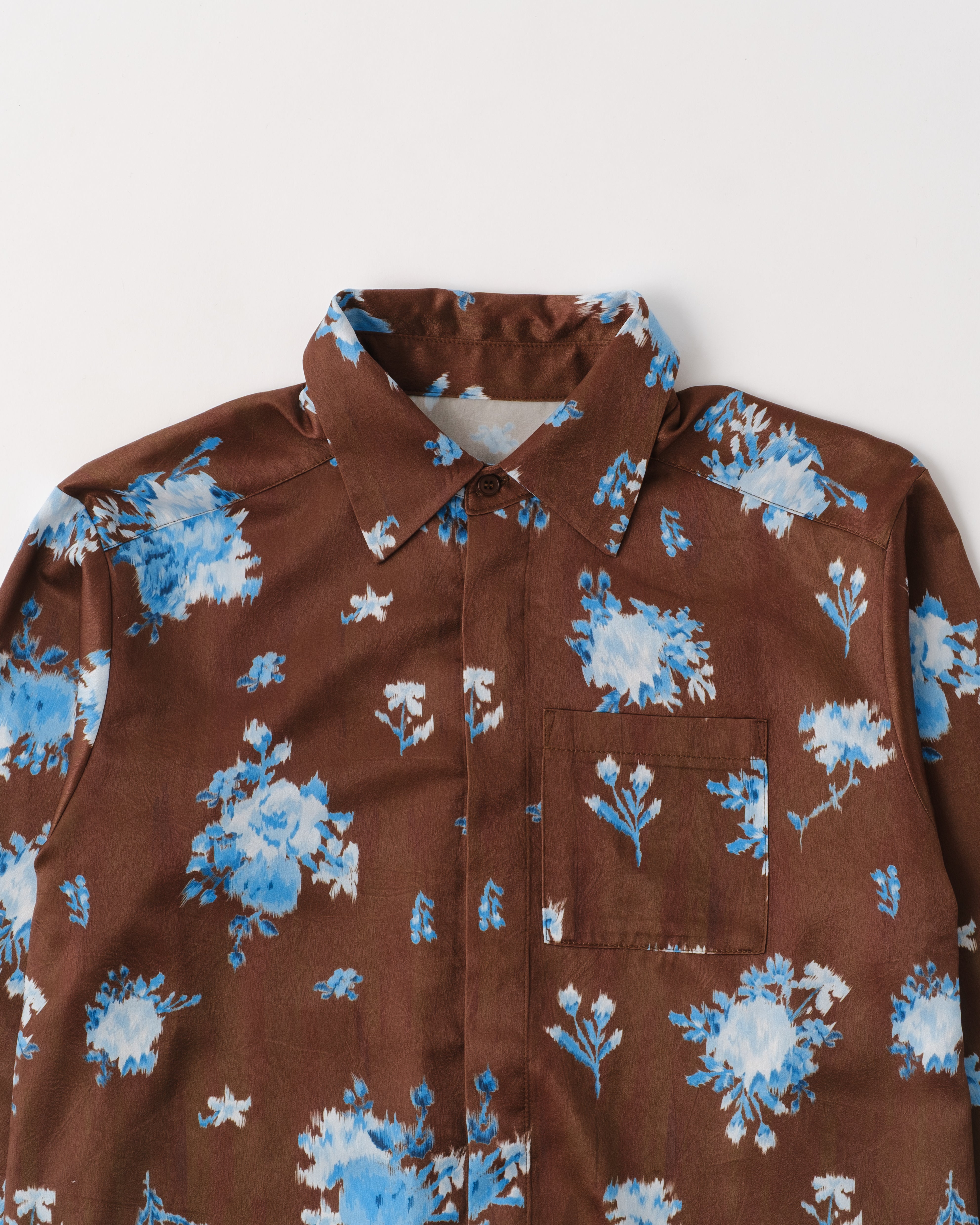 Satin lounge shirt