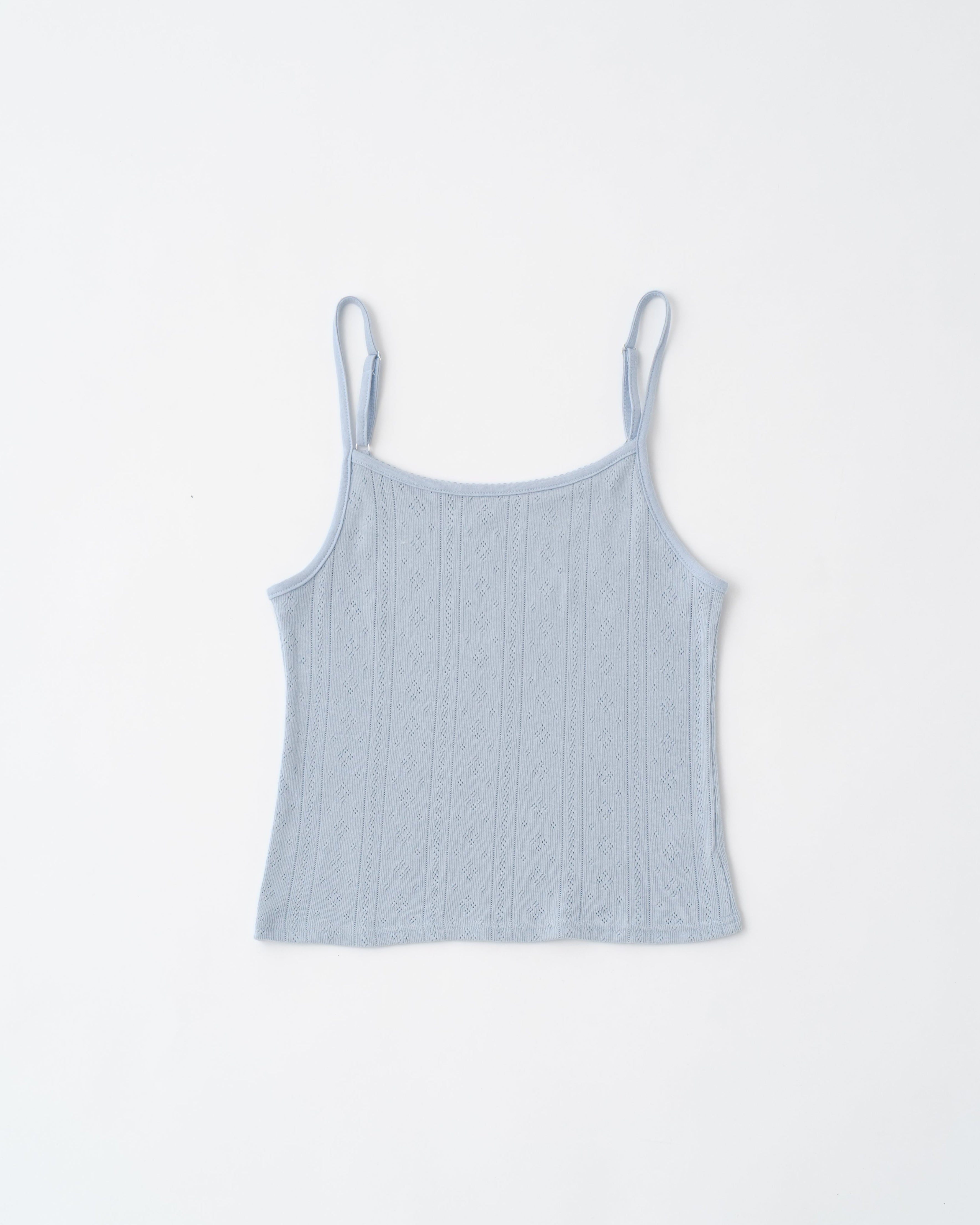 Tender two tone eyelet top