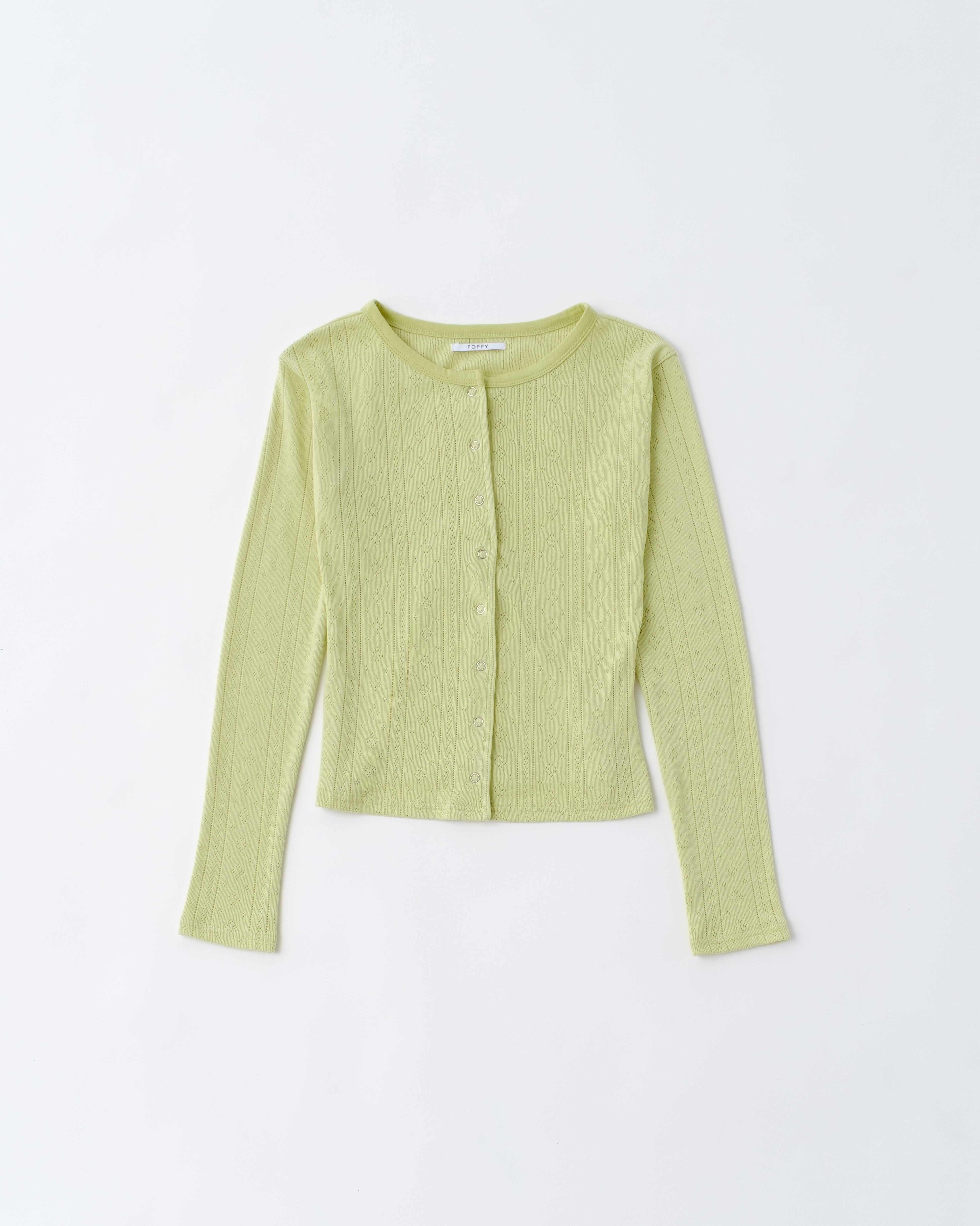 Tender bloom eyelet top