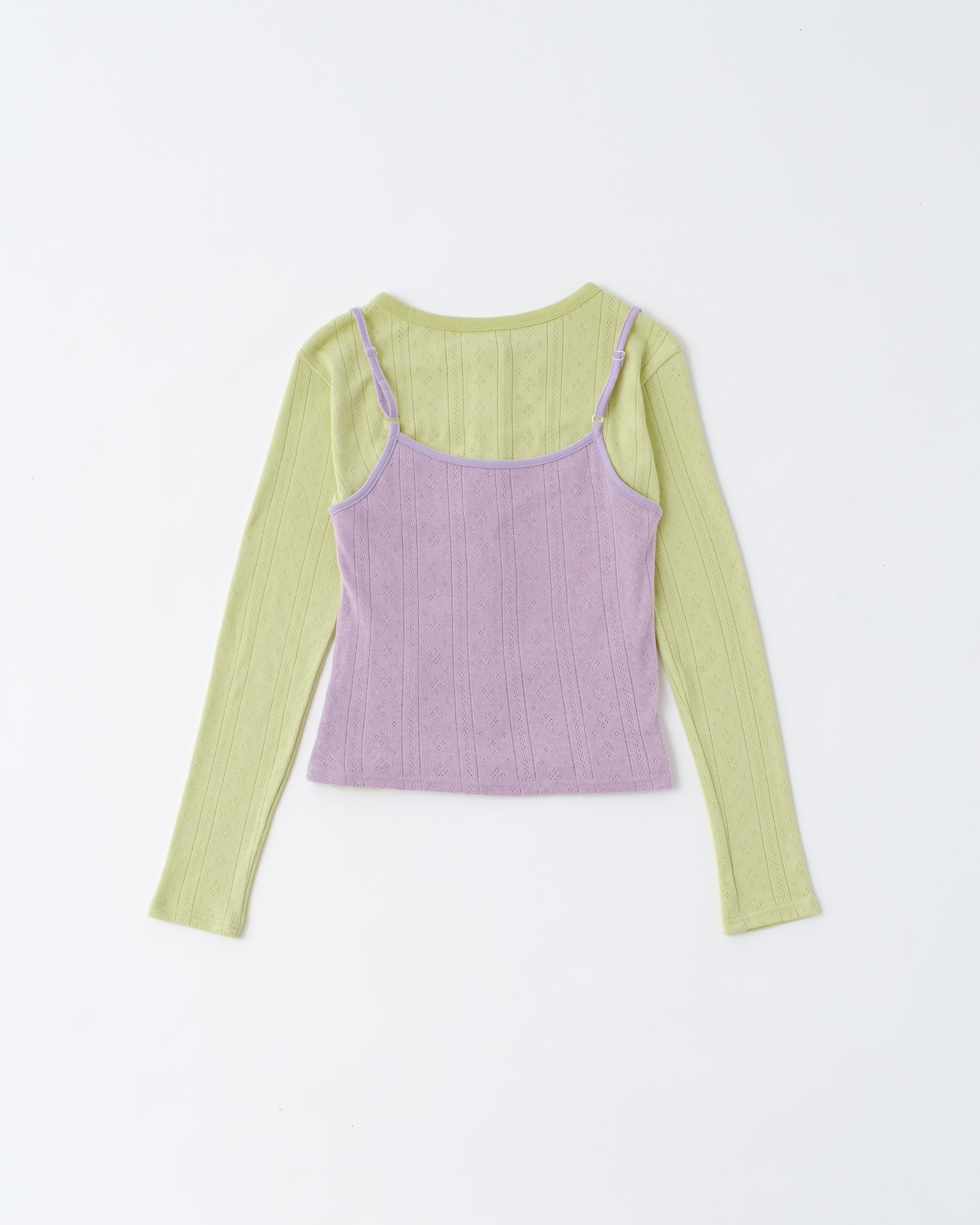 トップス POPPY-Tender bloom eyelet top Tender bloom eyelet top