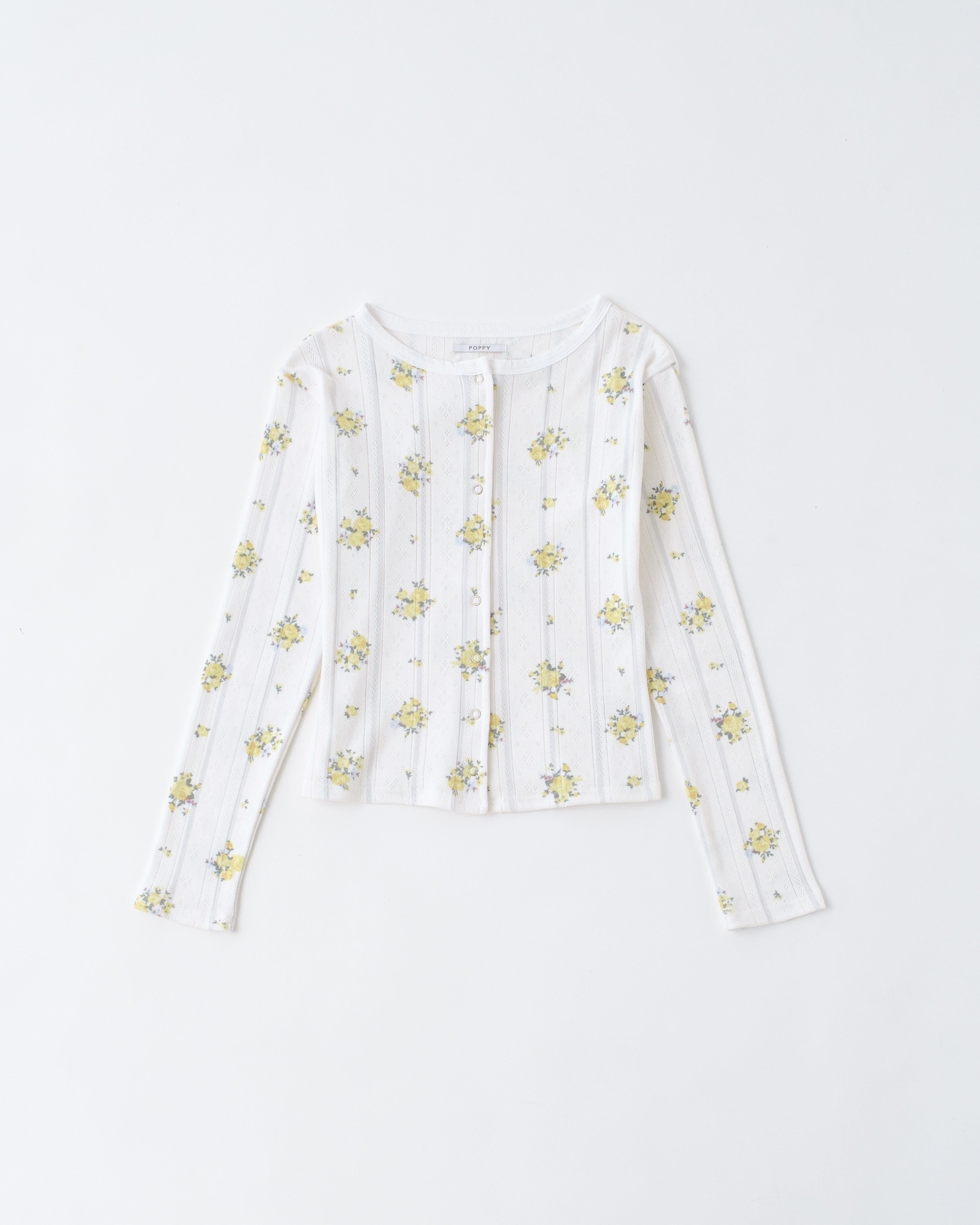トップス POPPY-Tender bloom eyelet top Tender bloom eyelet top
