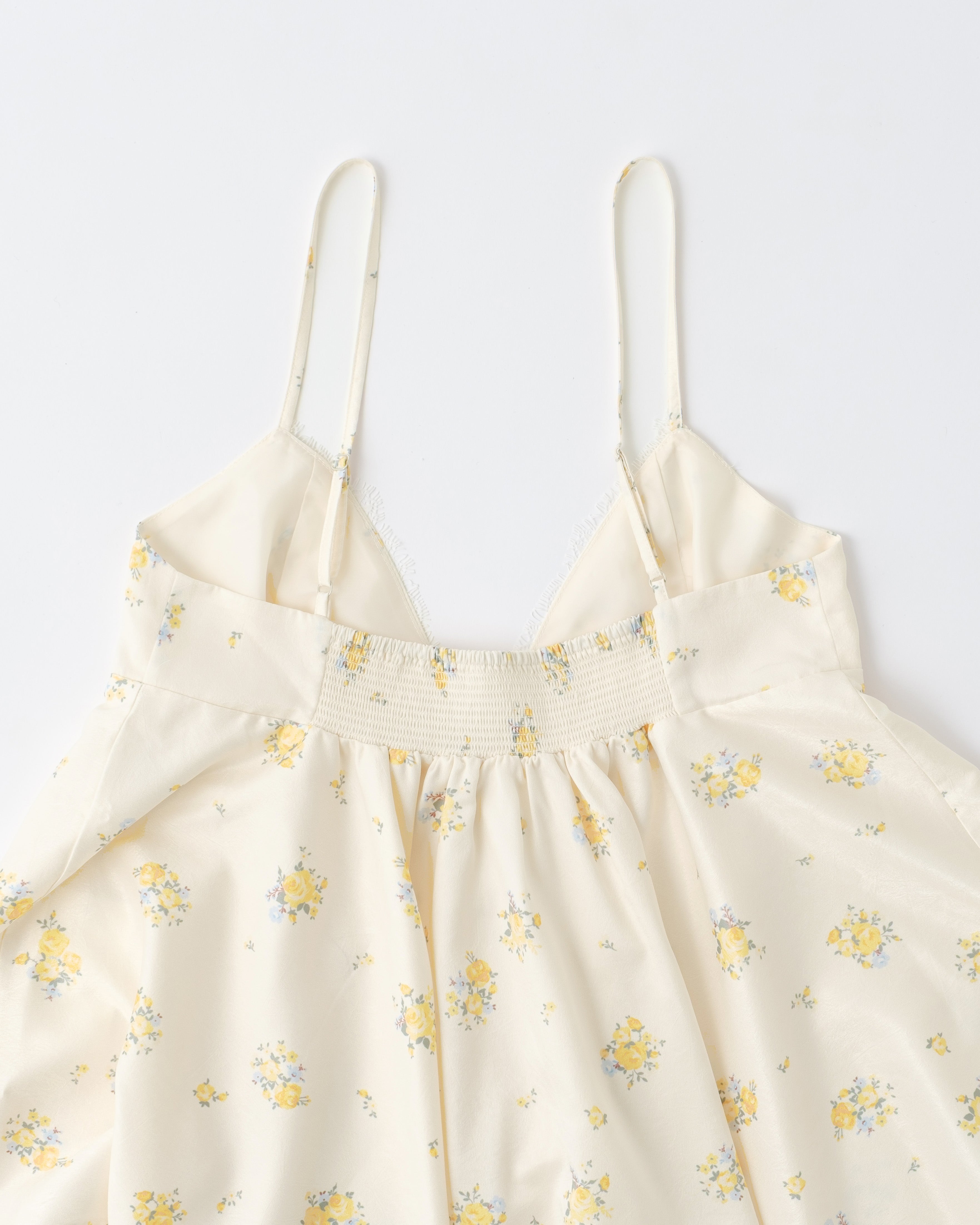 Airy tie handkerchief tunic (yellow)