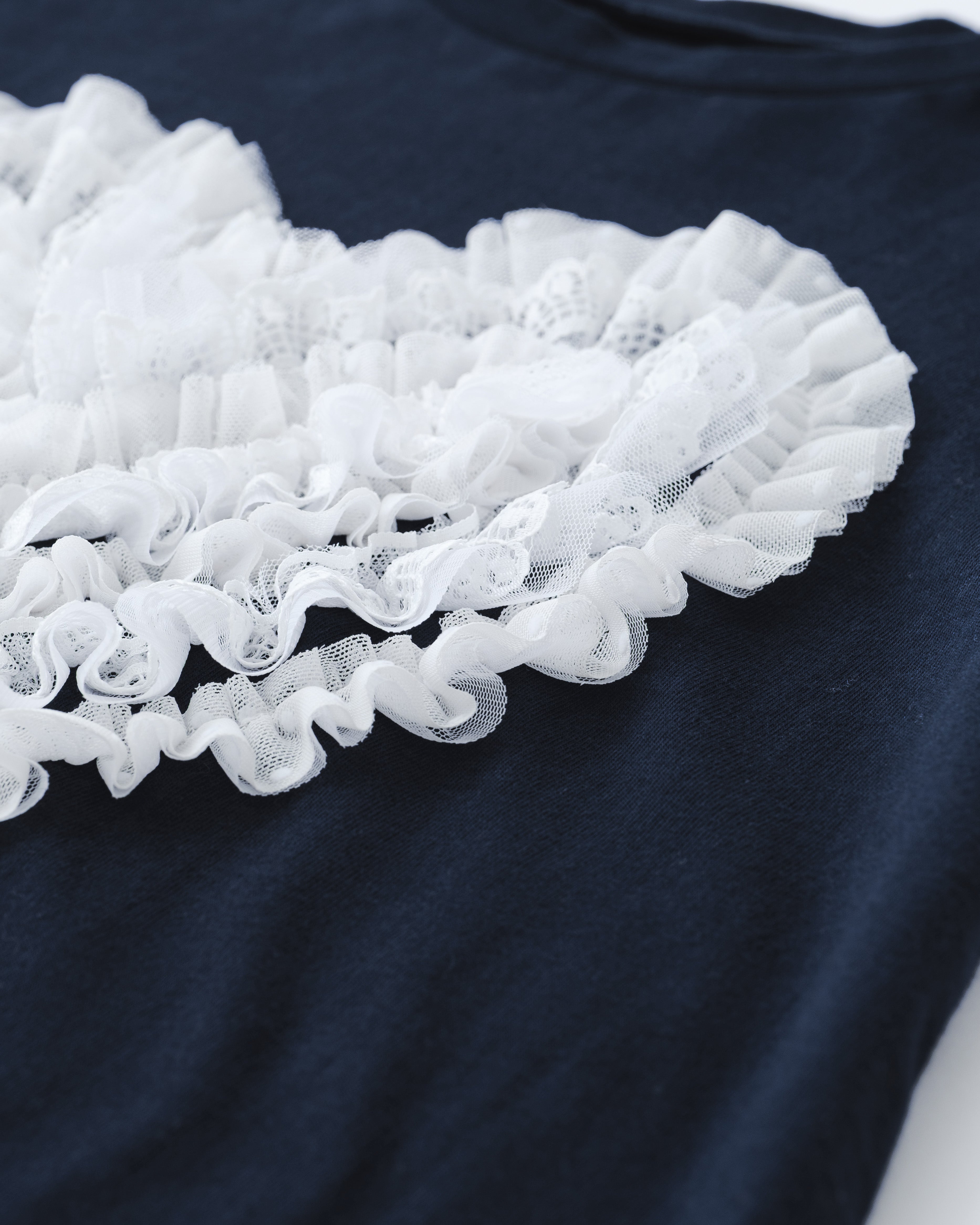 Heart dot tulle Tee