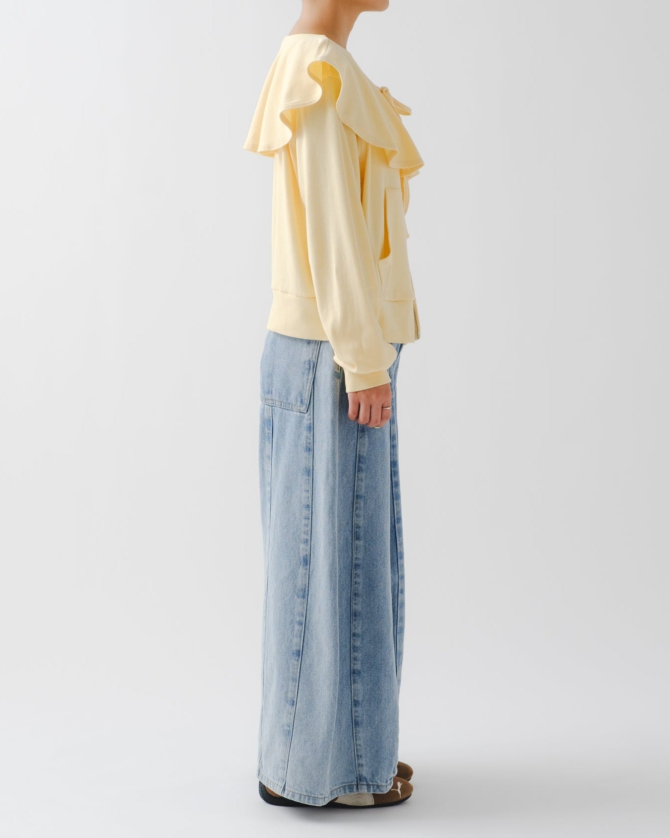 モデル身長 : 154cm 
