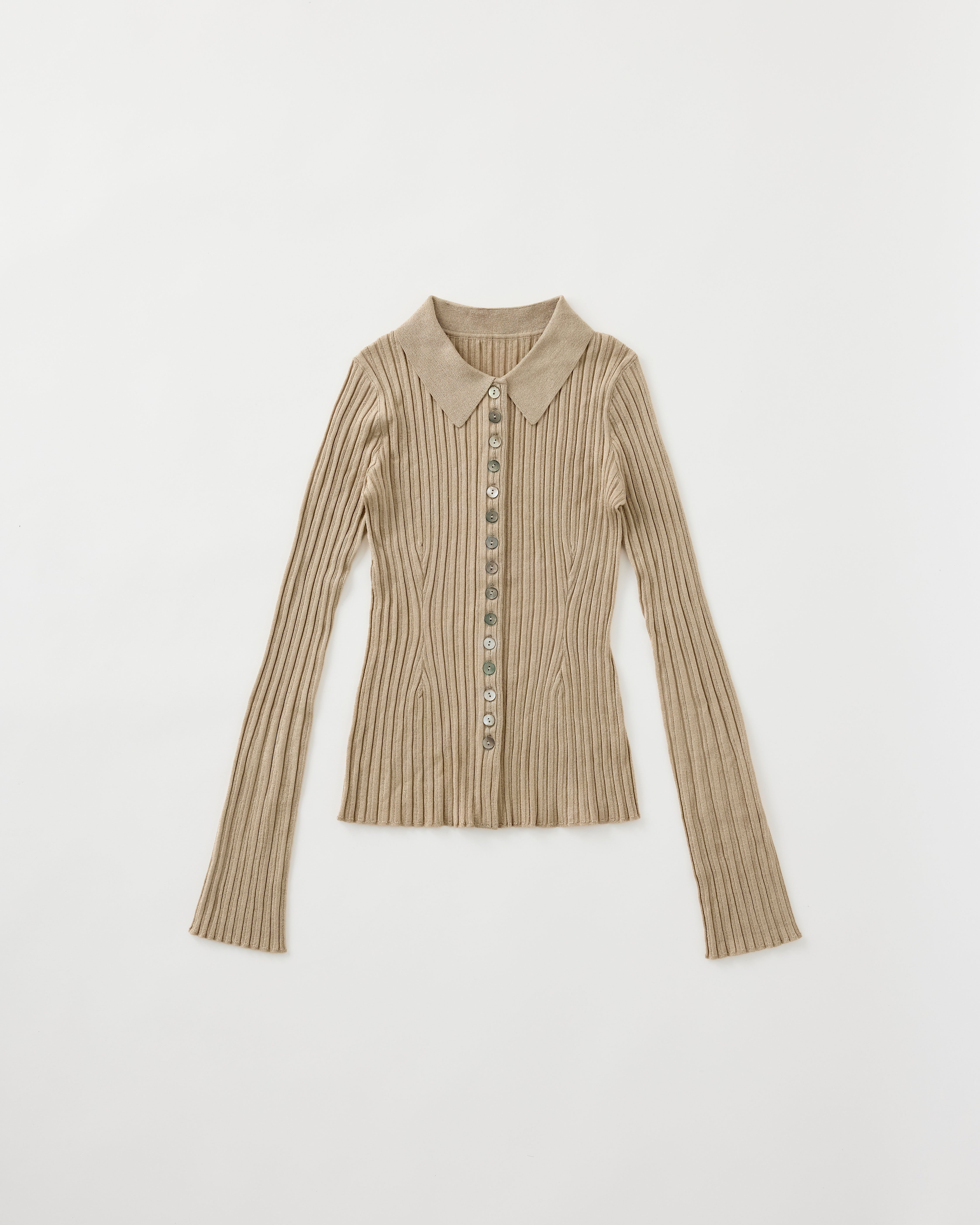 Many button ribbed top