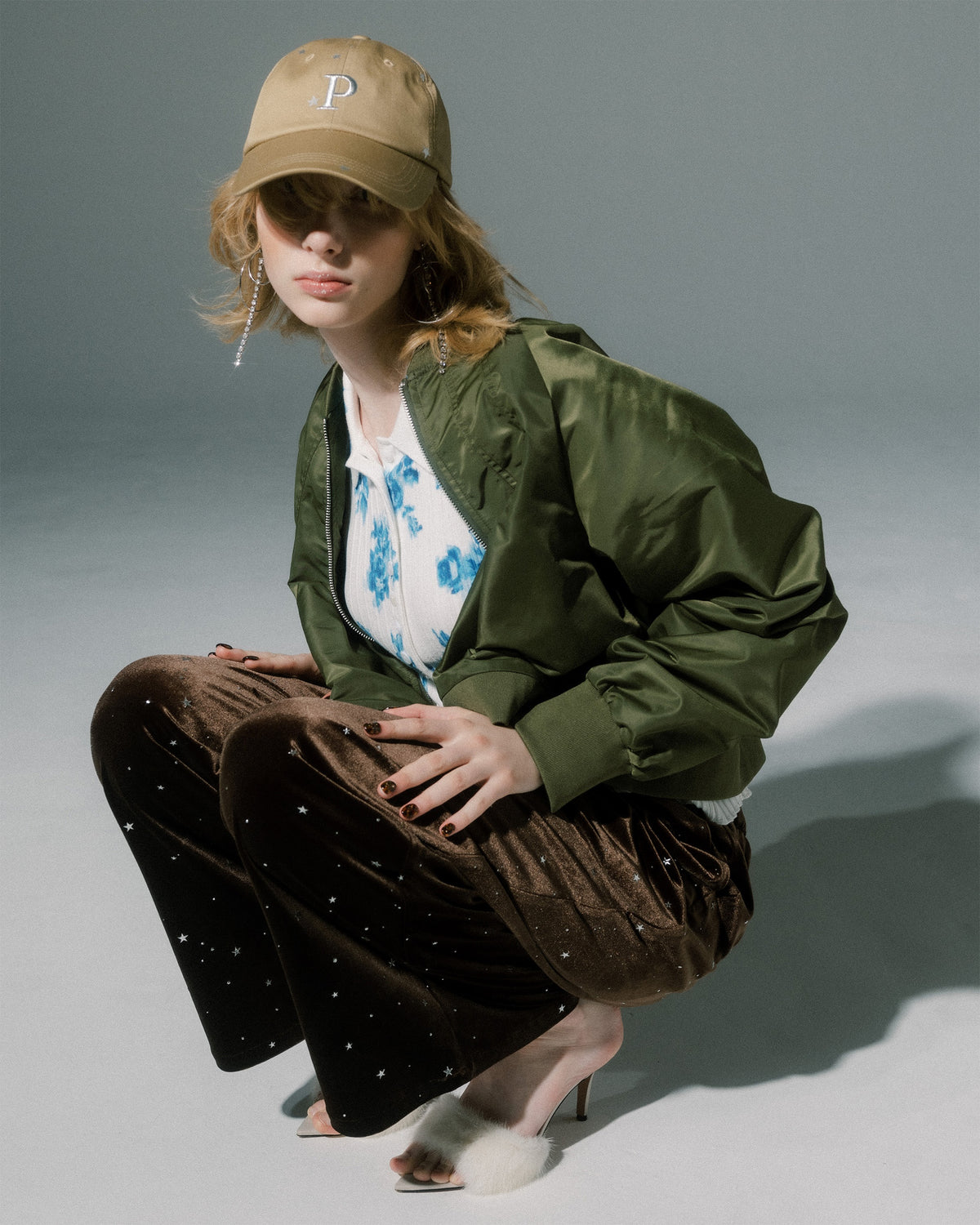 Flared MA-1 jacket