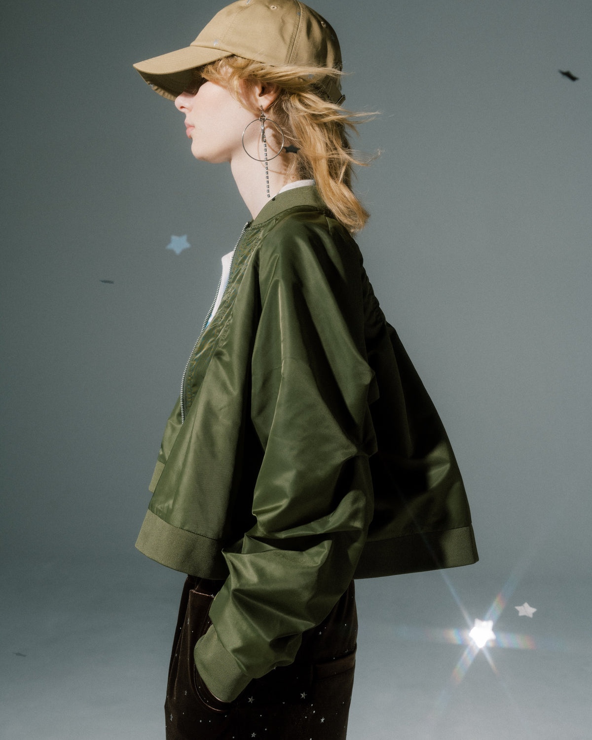 Flared MA-1 jacket