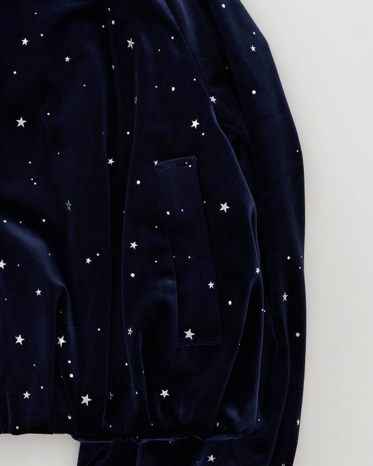 Stellato velour blouson