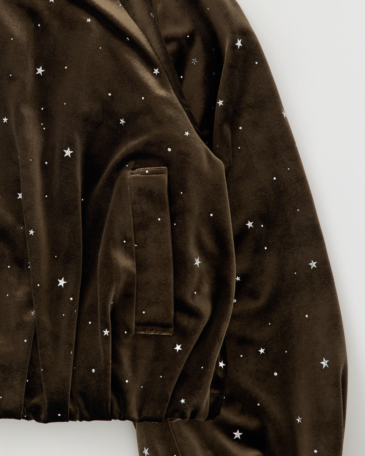 Stellato velour blouson