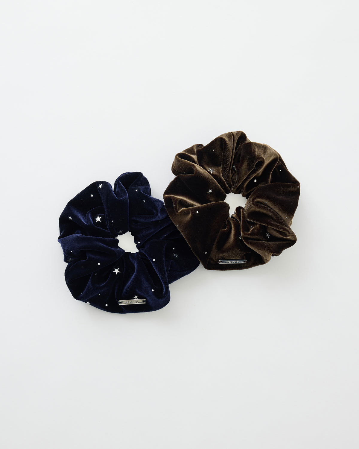 Stellato velour scrunchie