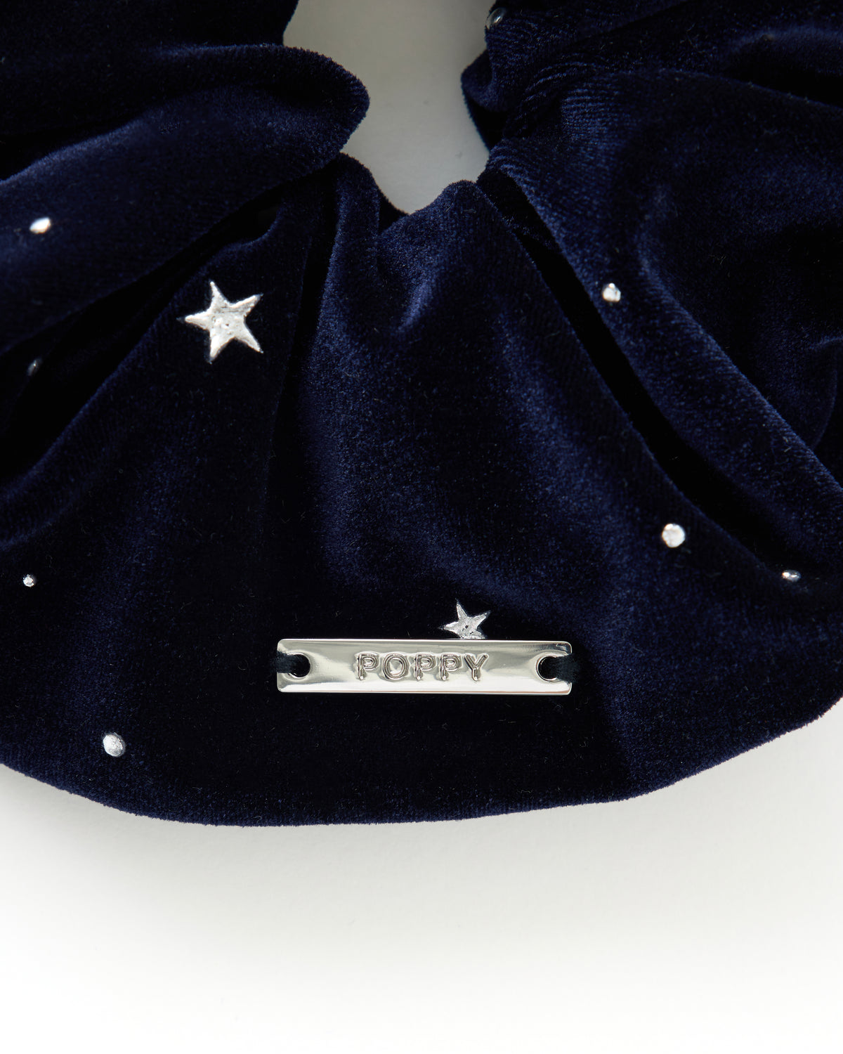 Stellato velour scrunchie