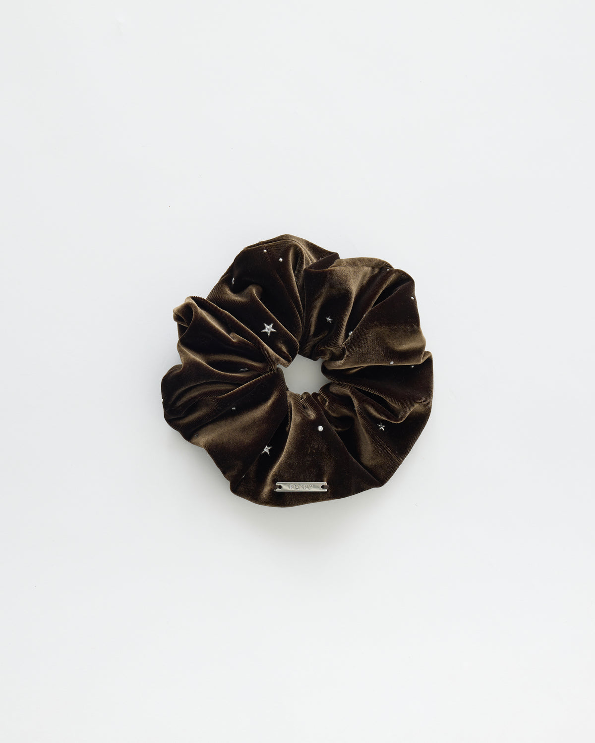 Stellato velour scrunchie