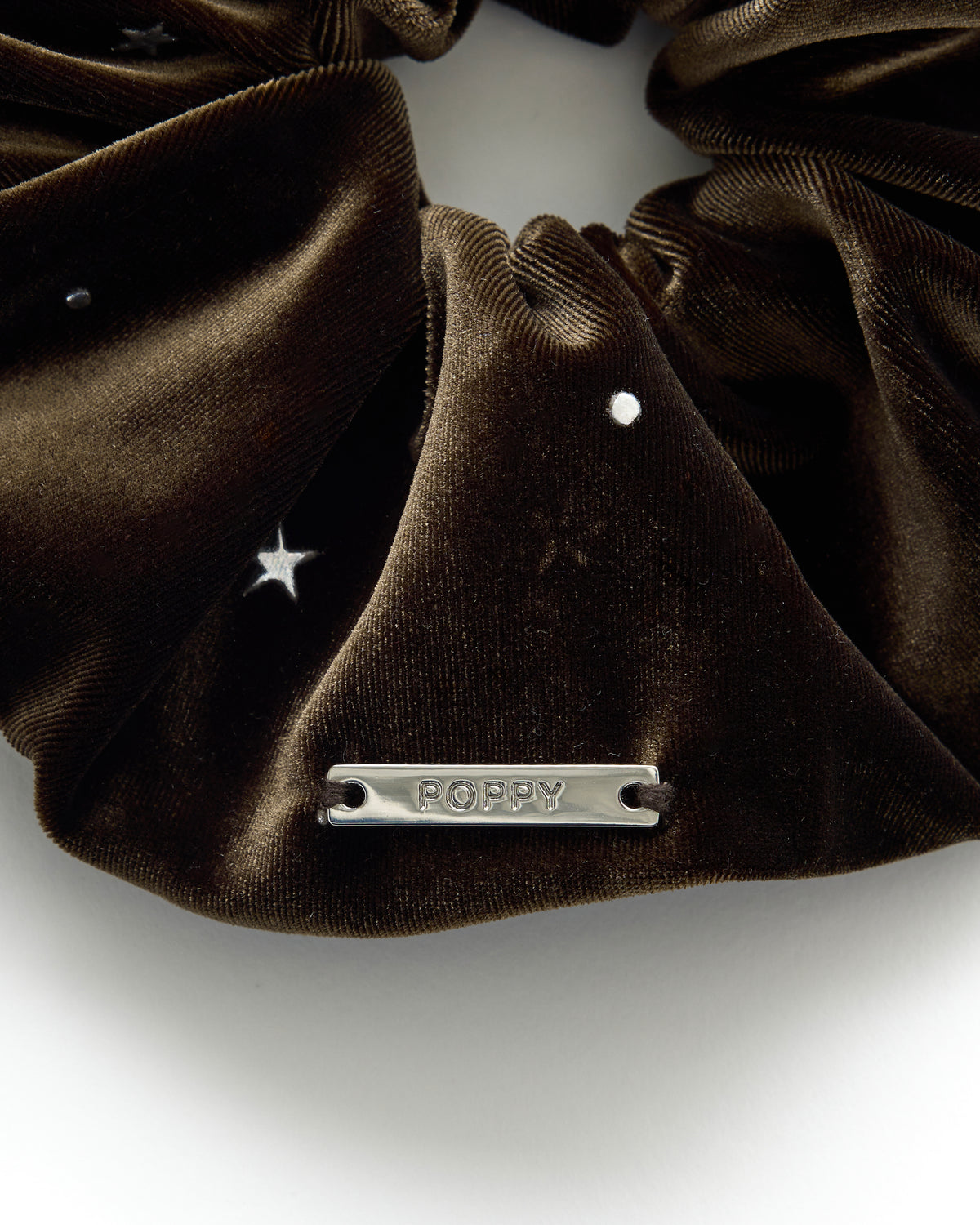 Stellato velour scrunchie