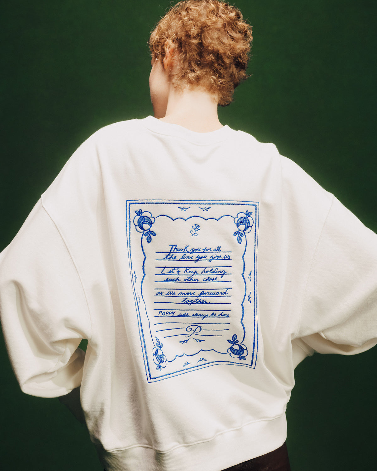 Letter from POPPY sweatshirt