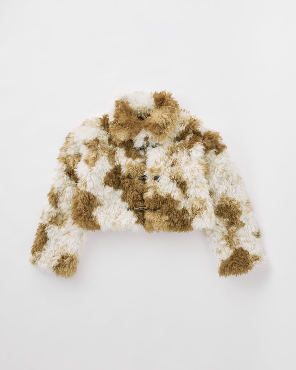 Marble fur jacket