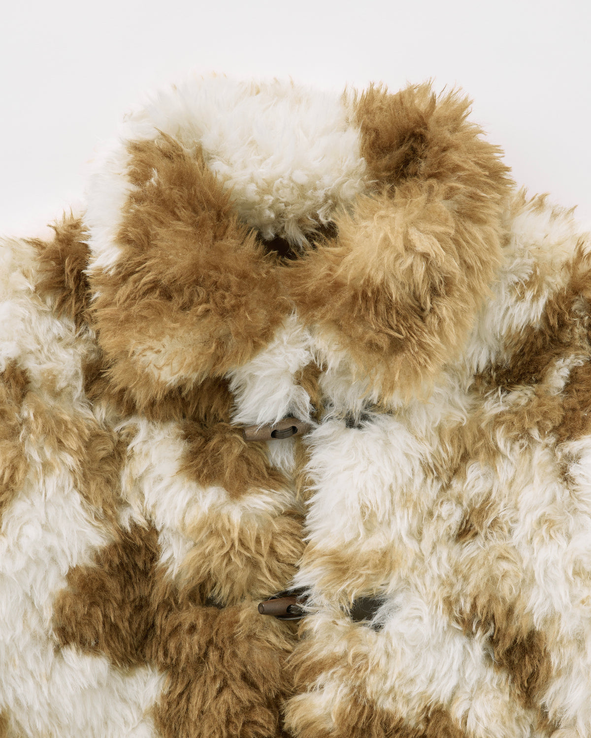 Marble fur jacket