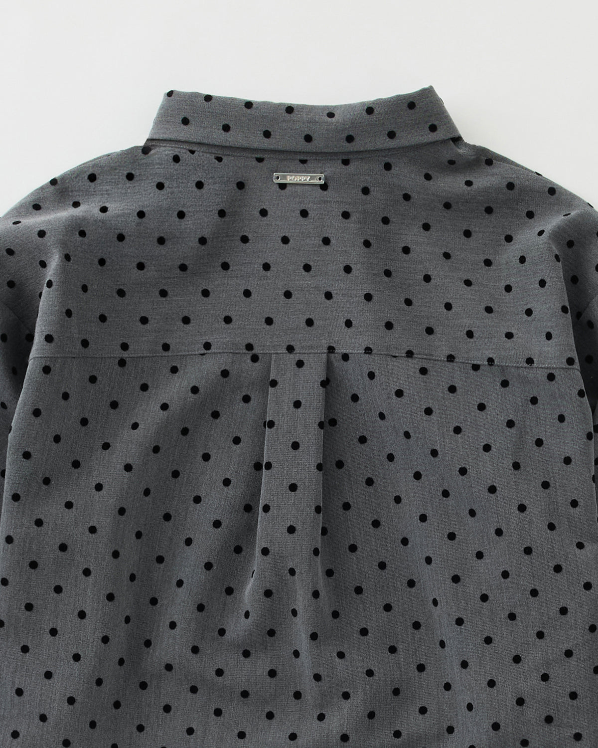 2way ribbon tie cropped shirt