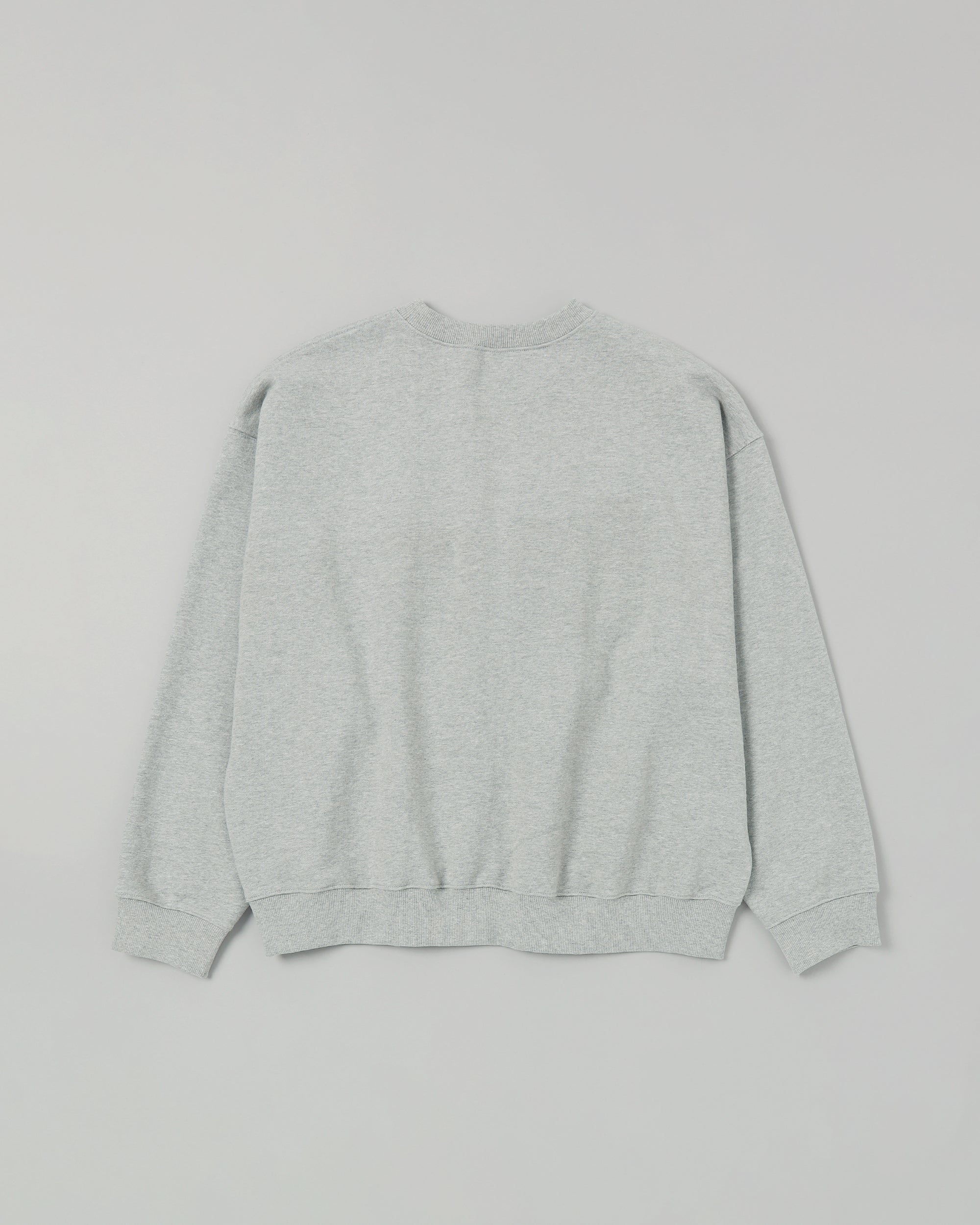 Cotton lace heart sweatshirt (gray)