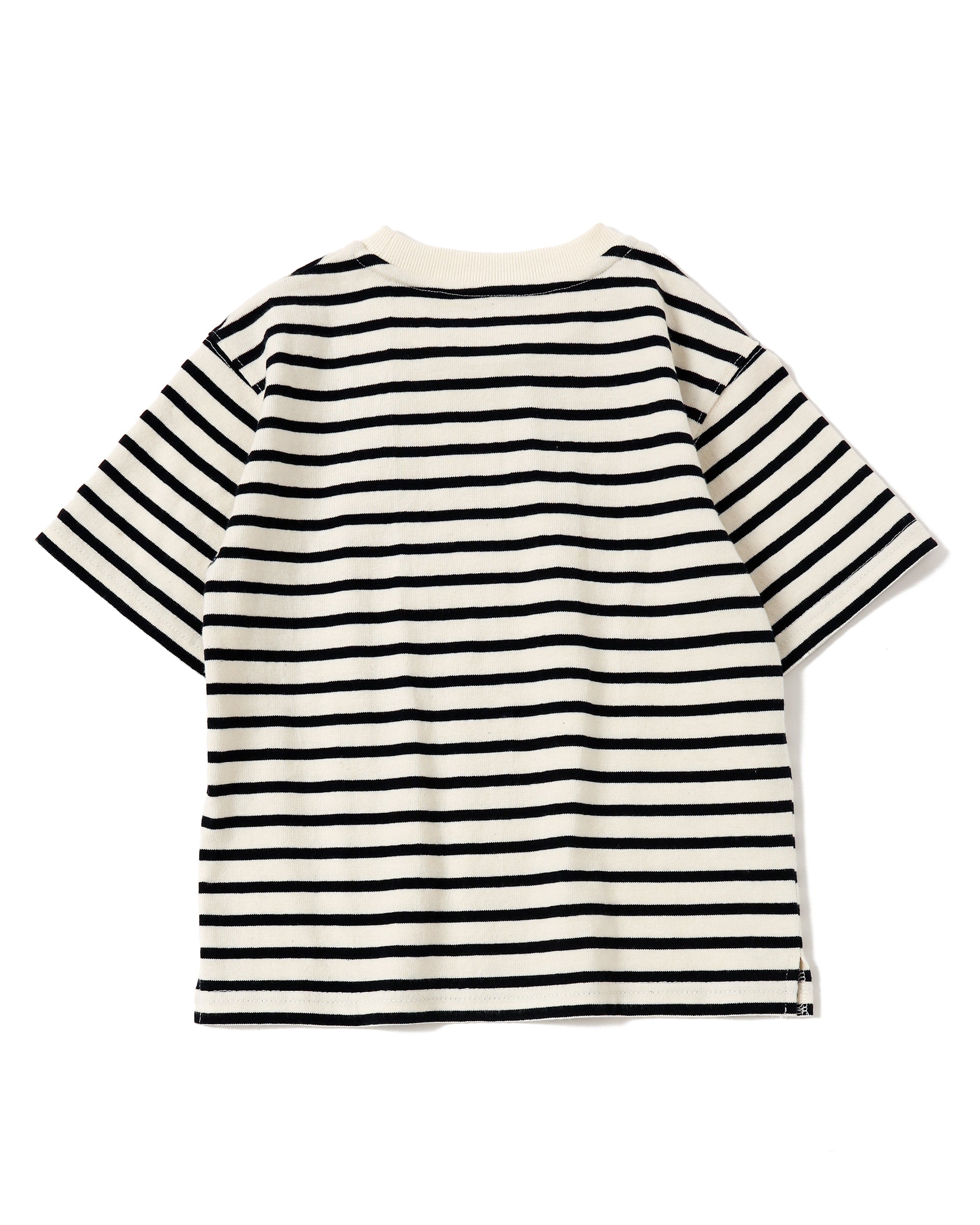 KIDS Strawberry printed T-shirts  (Navy border)