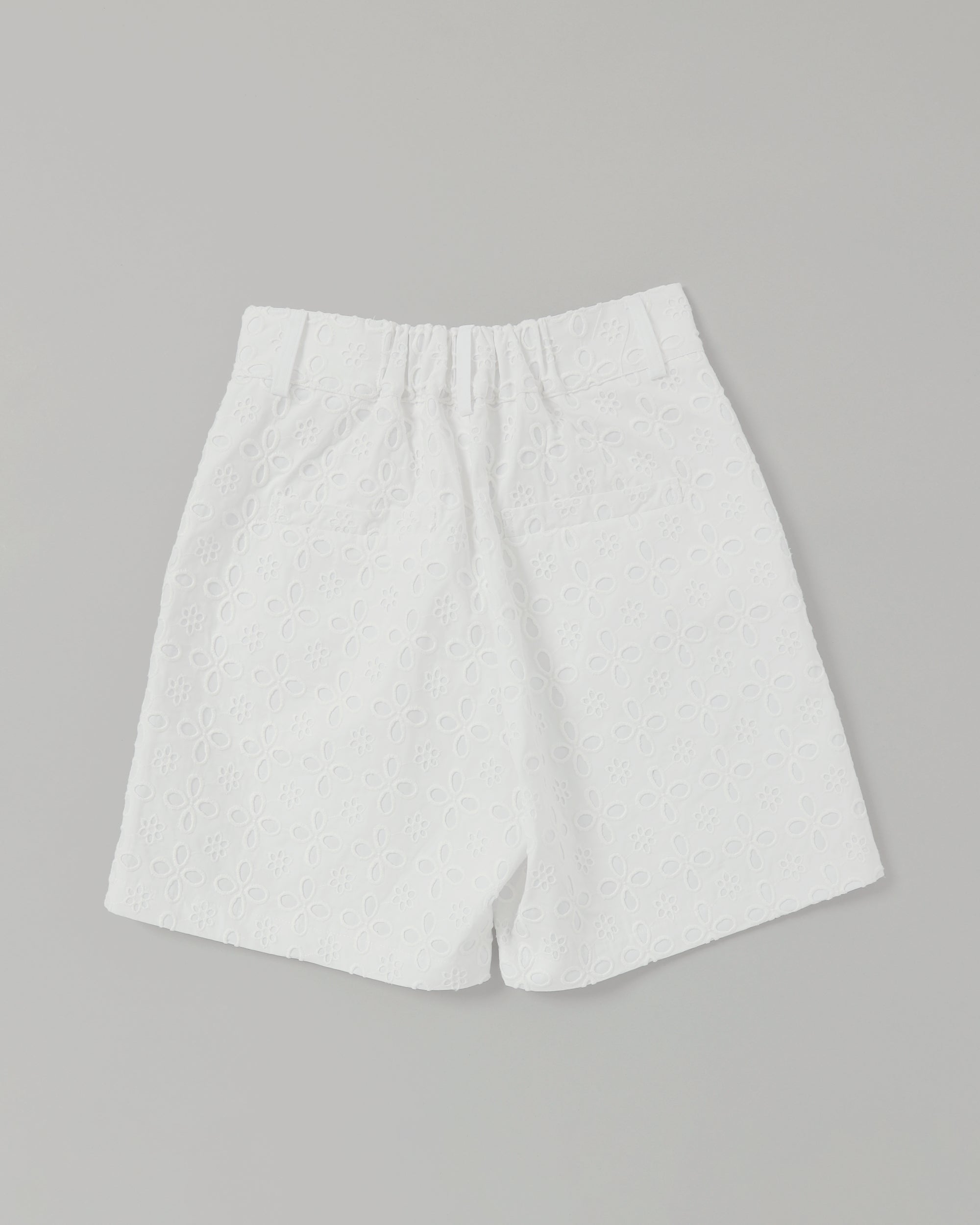 Cotton lace half pants