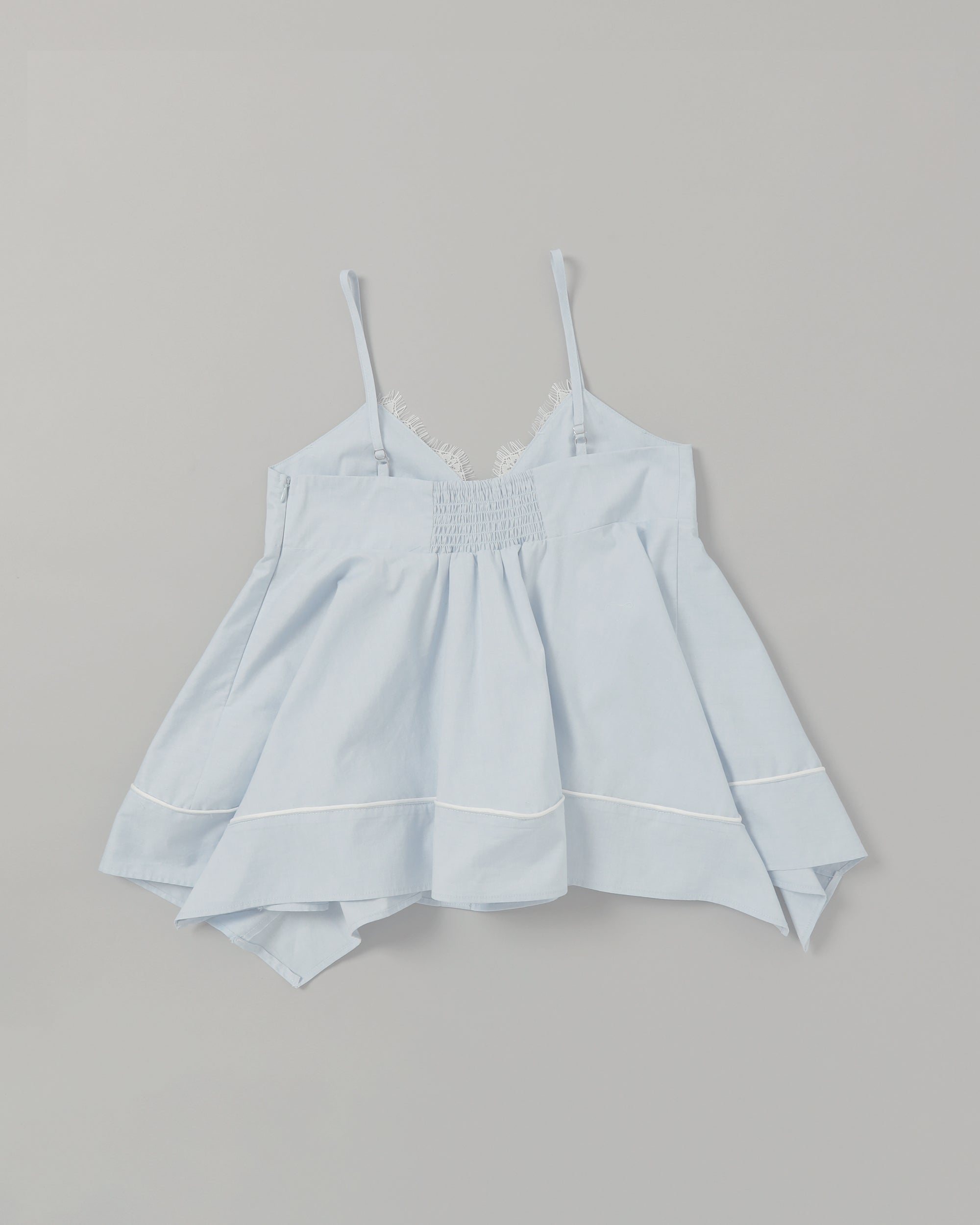 Handkerchief hem tunic (light blue)