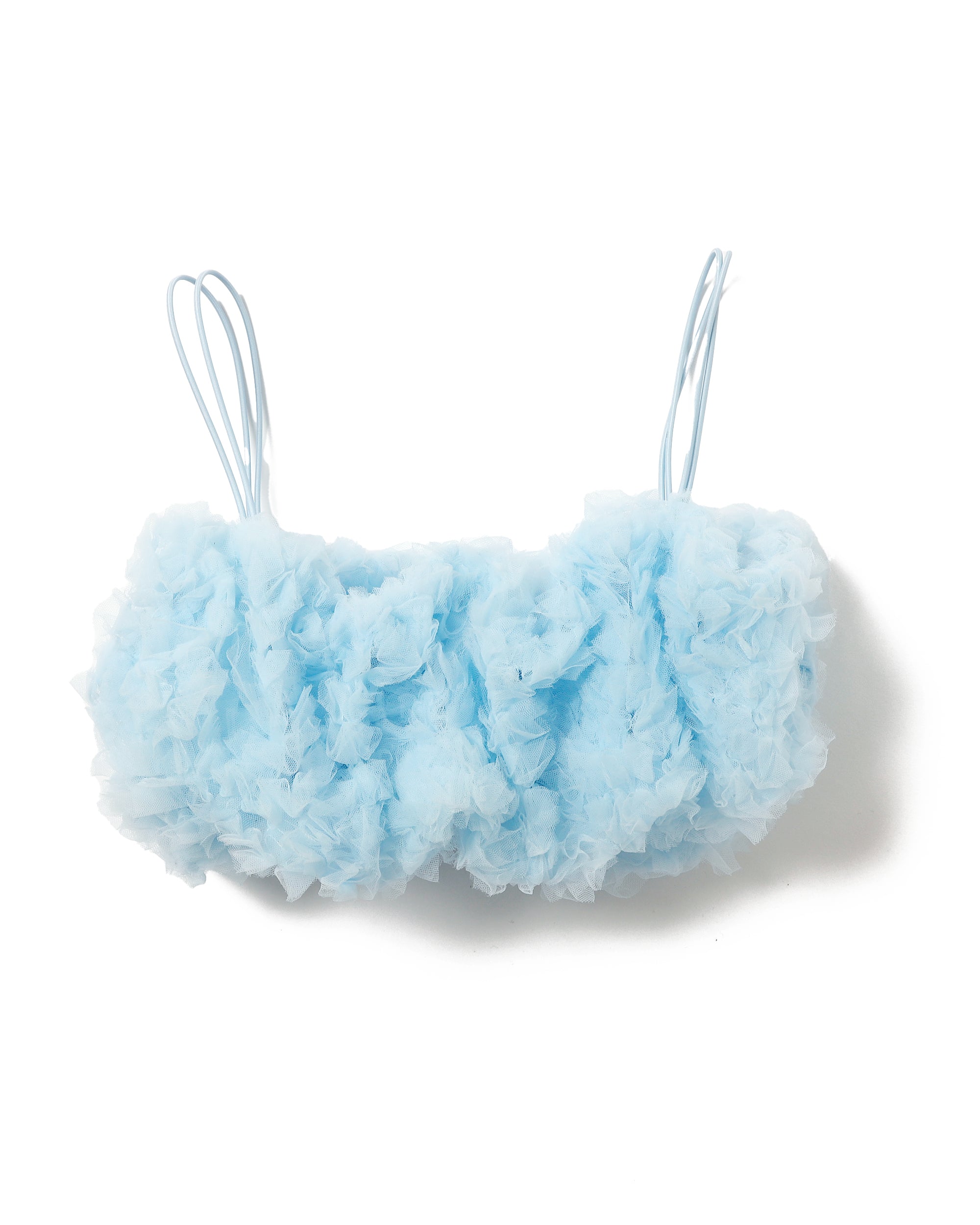 Tulle balloon bustier (blue)