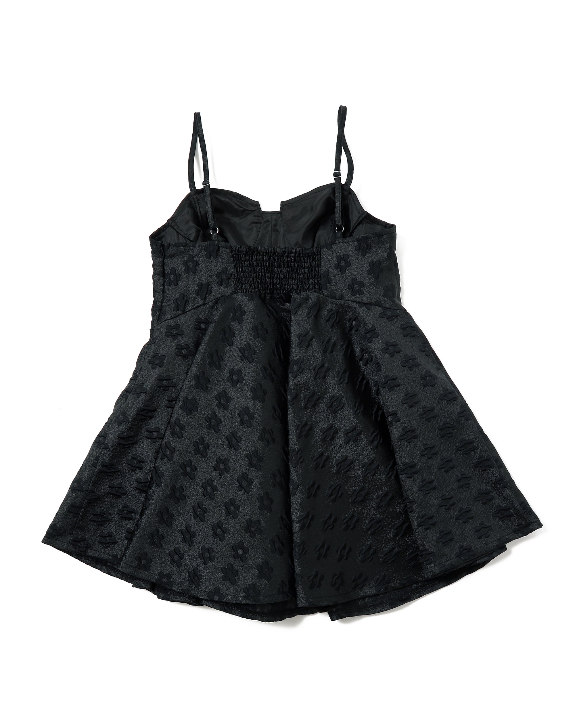 Flower jacquard cami tunic