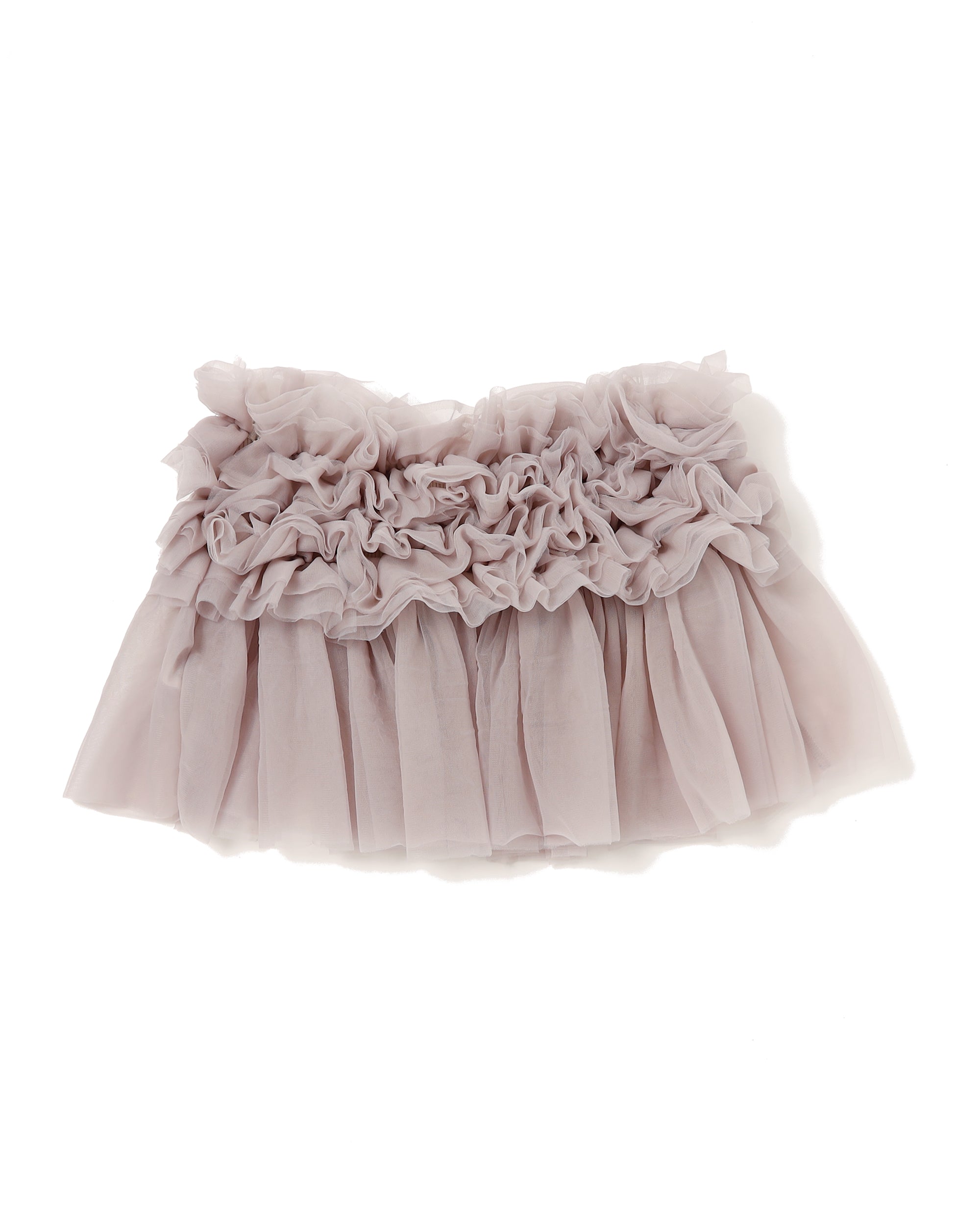 ＊POPPY＊ PEPLUM TULLE BUSTIER (GLAY) PEPLUM TULLE BUSTIER (GRAY)