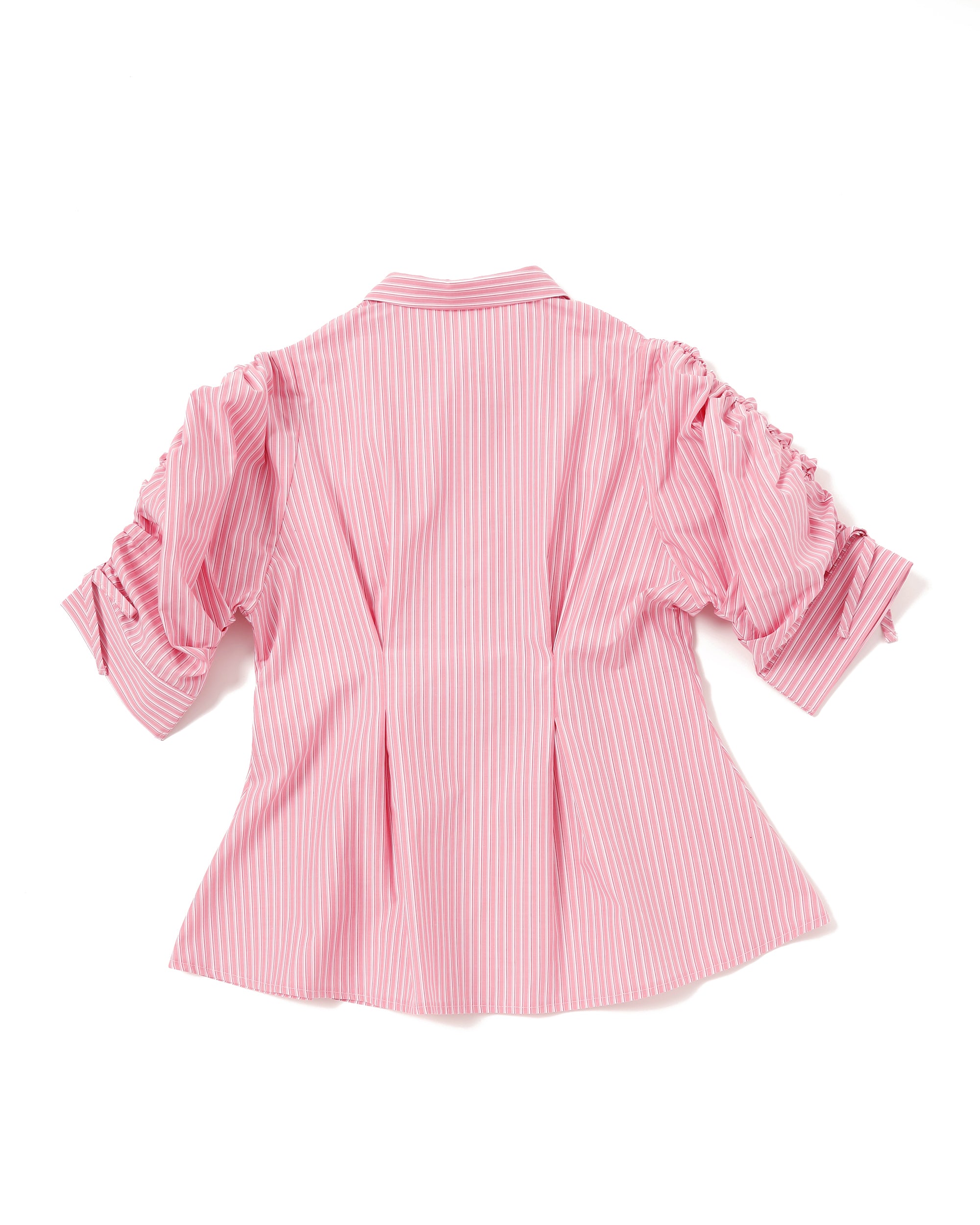 CANDY PUFF STRIPE SHIRT (PINK)