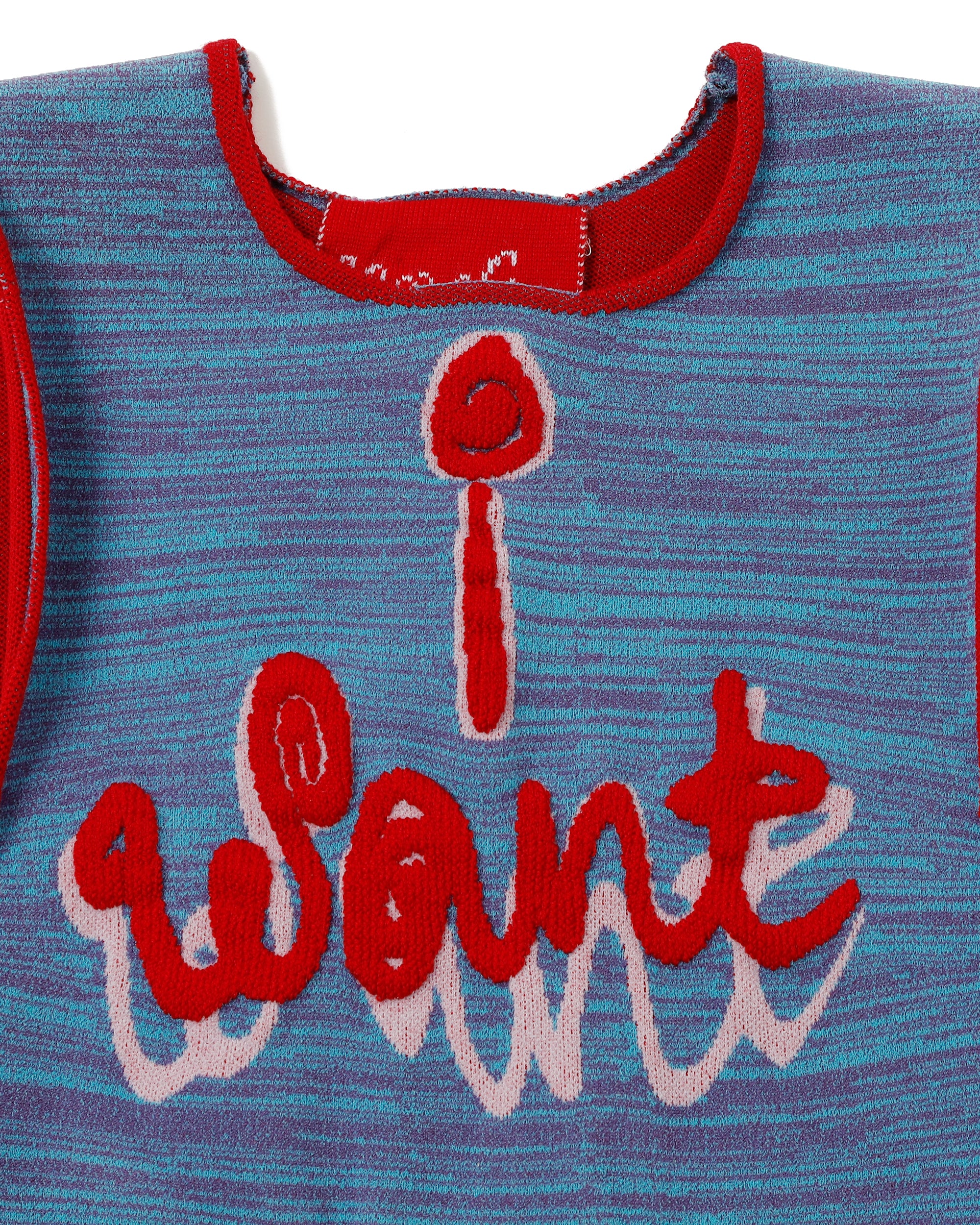 <b>Nadia Wire</b><br>my mission dress (melange turquoise/red)