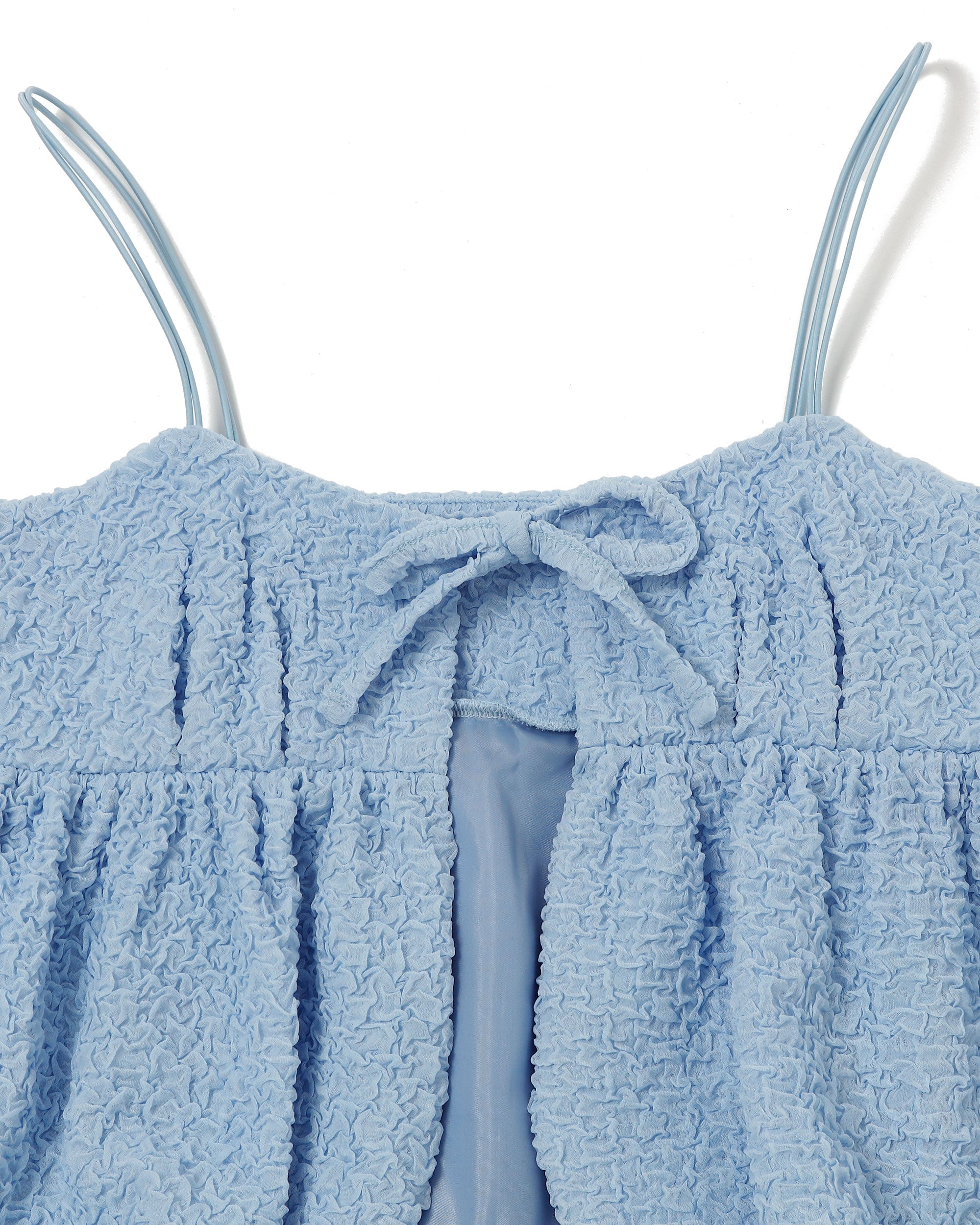 Balloon ribbon cami (blue)