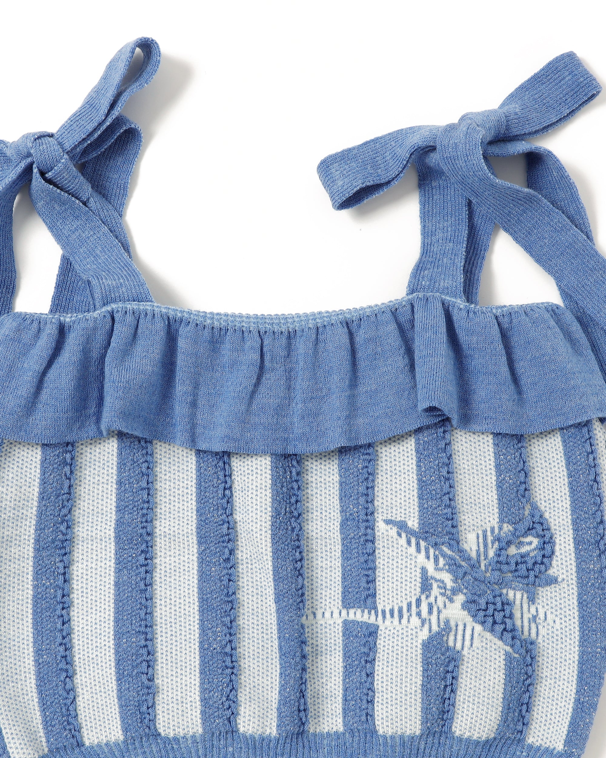 <b>Nadia Wire</b><br>sea bloom top / white