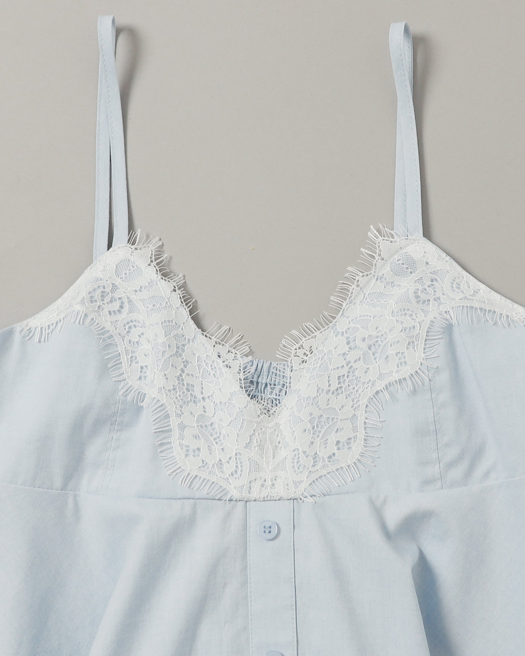 Handkerchief hem tunic (light blue)
