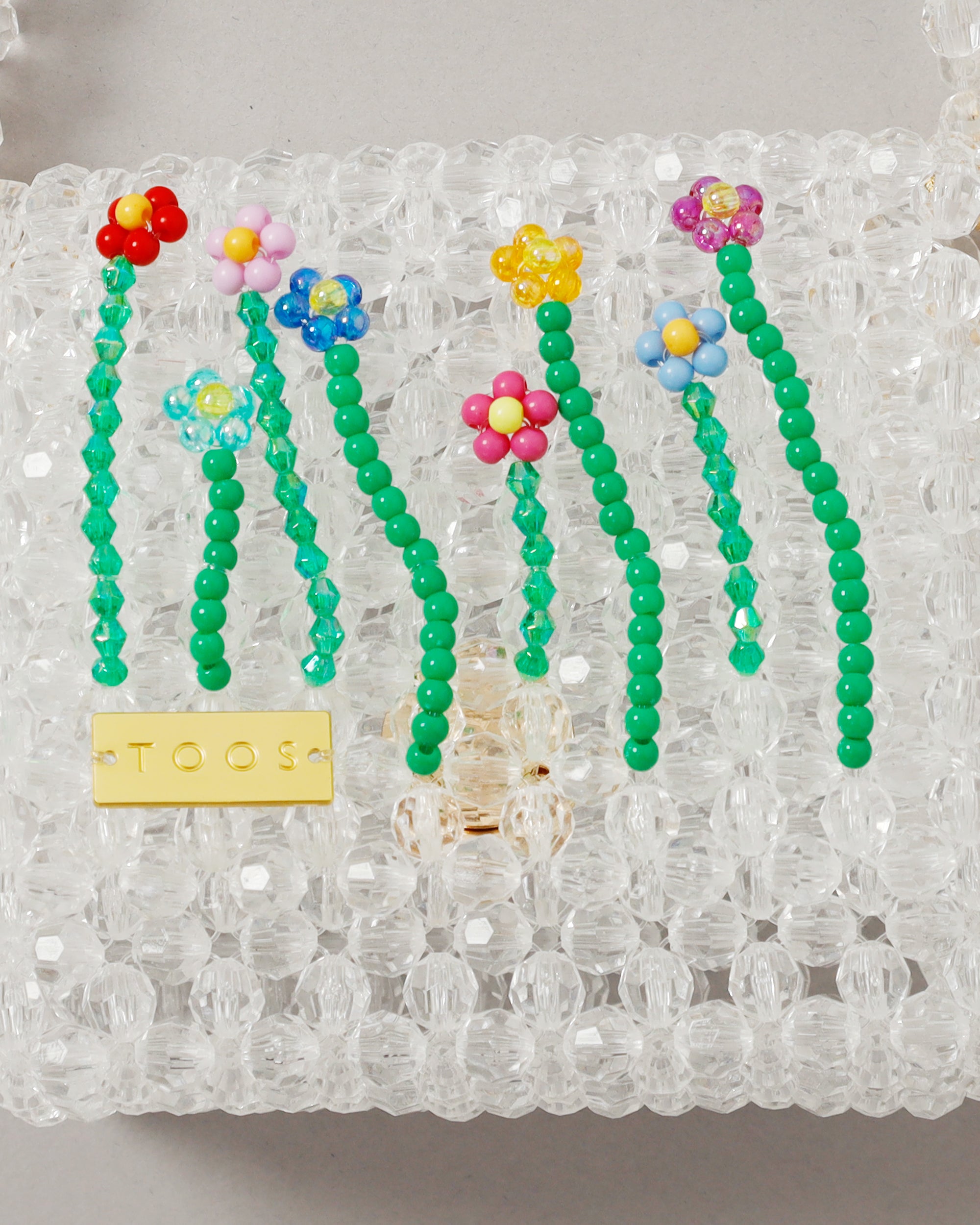 <b>TOOS</b><br>three way chain bag mini (flower)