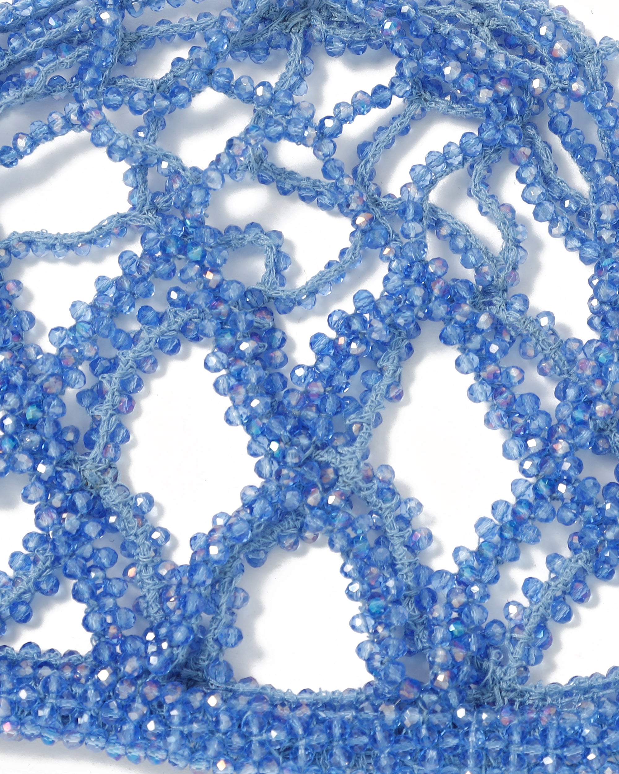 <b>Kroon 02</b><br> Beaded Bathing Cap(sky blue)