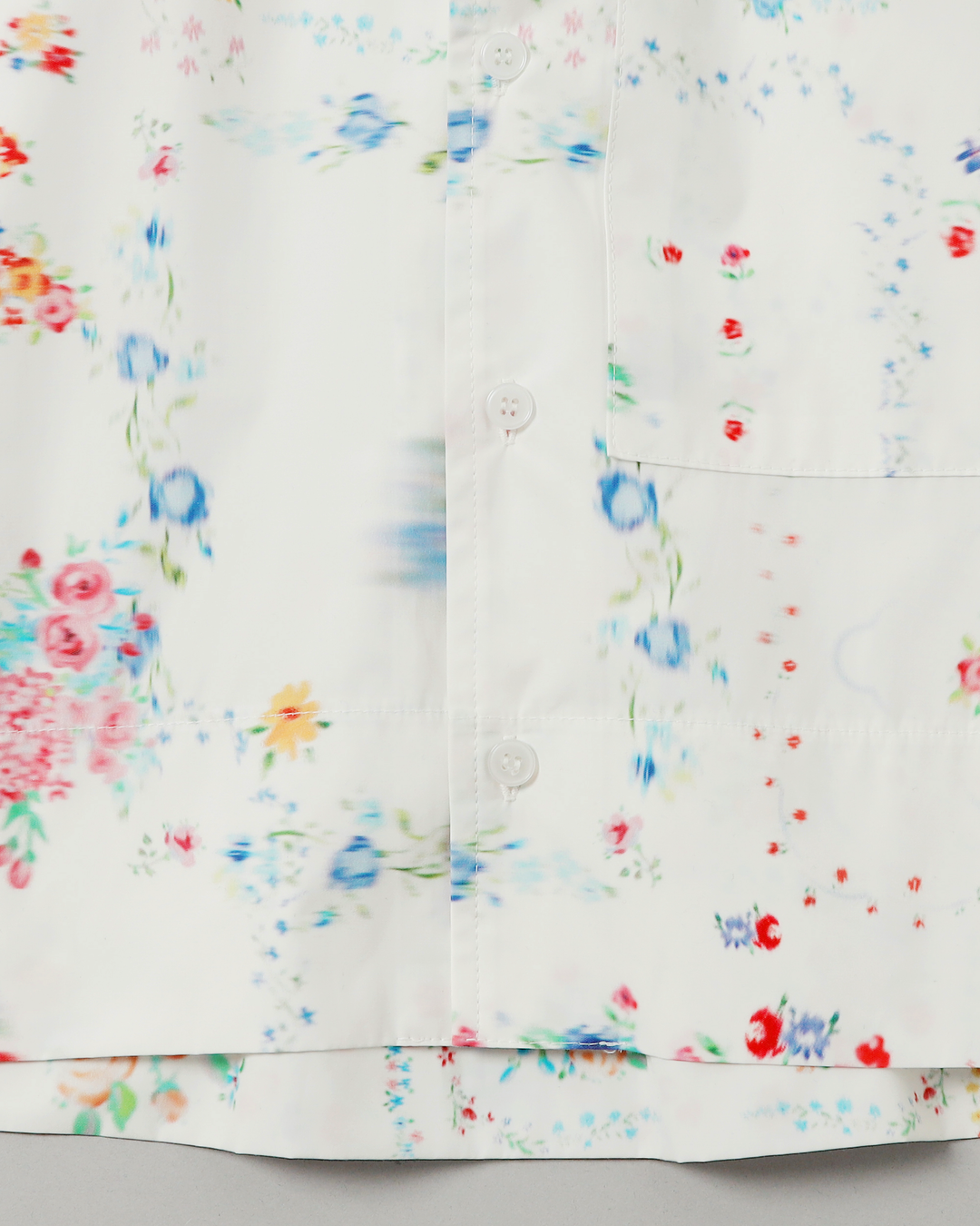 Cropped shirt (multi) – POPPY 