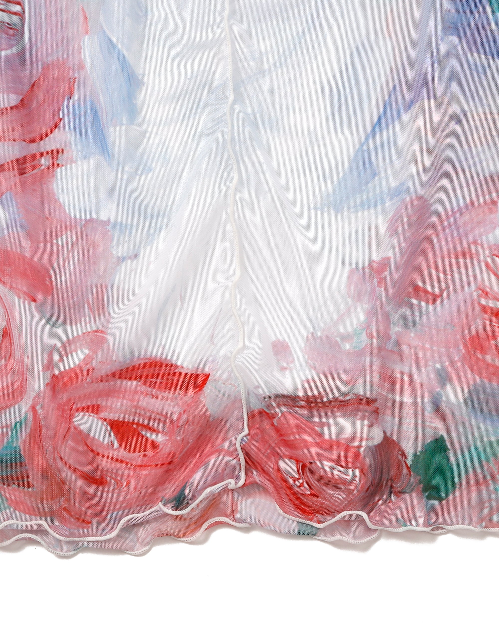 Swan see-through tops (High / Crew neck)