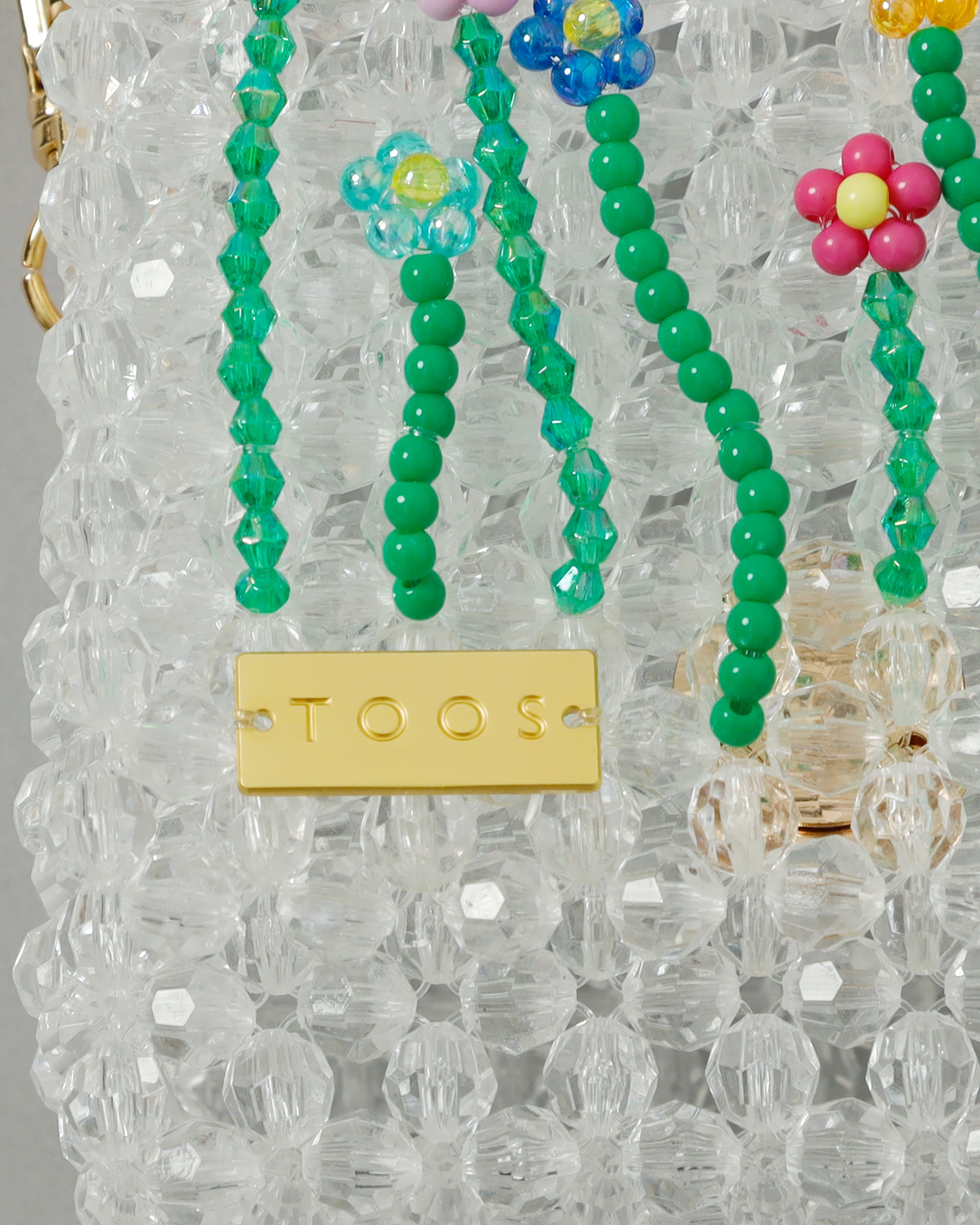 <b>TOOS</b><br>three way chain bag mini (flower)
