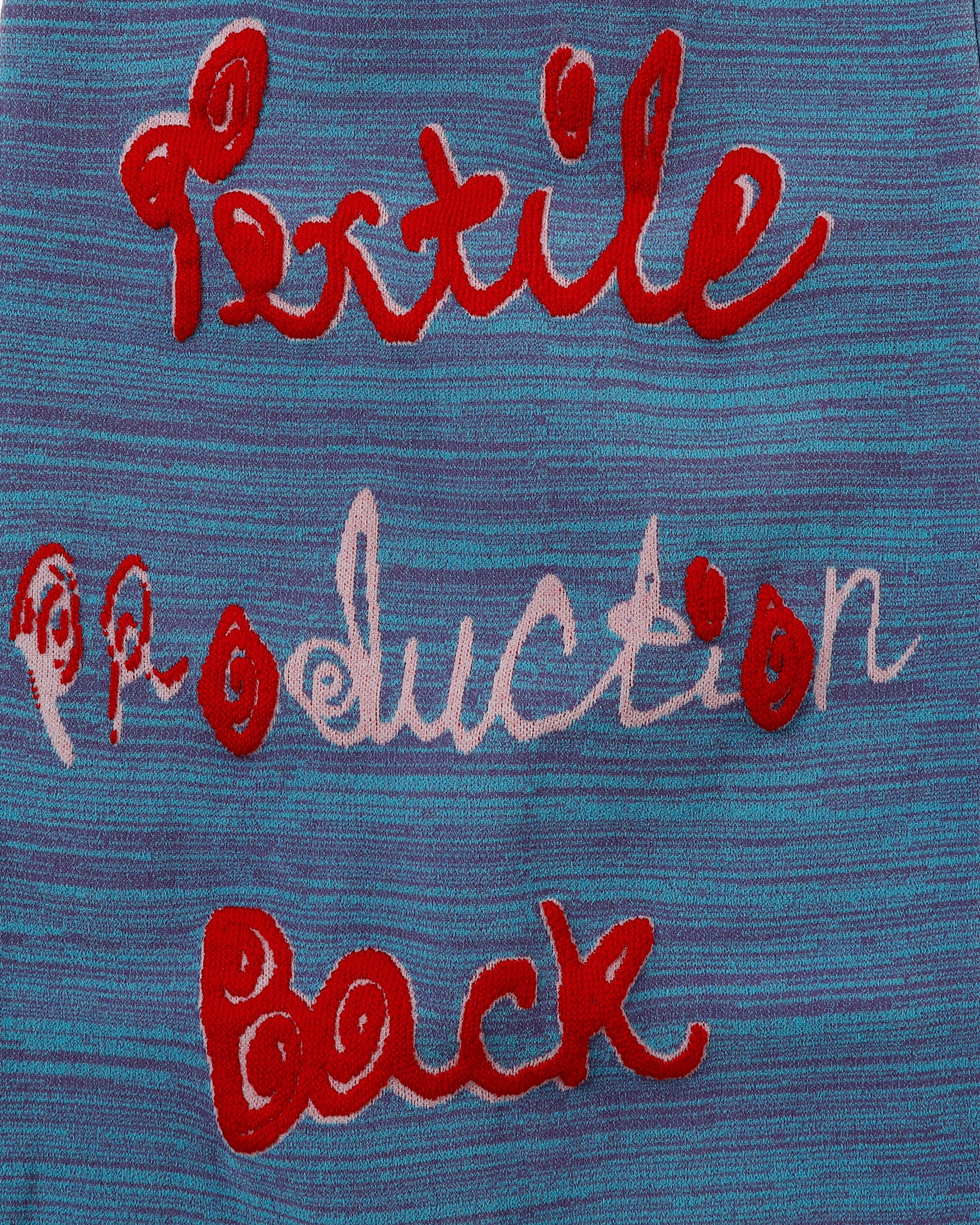 <b>Nadia Wire</b><br>my mission dress (melange turquoise/red)