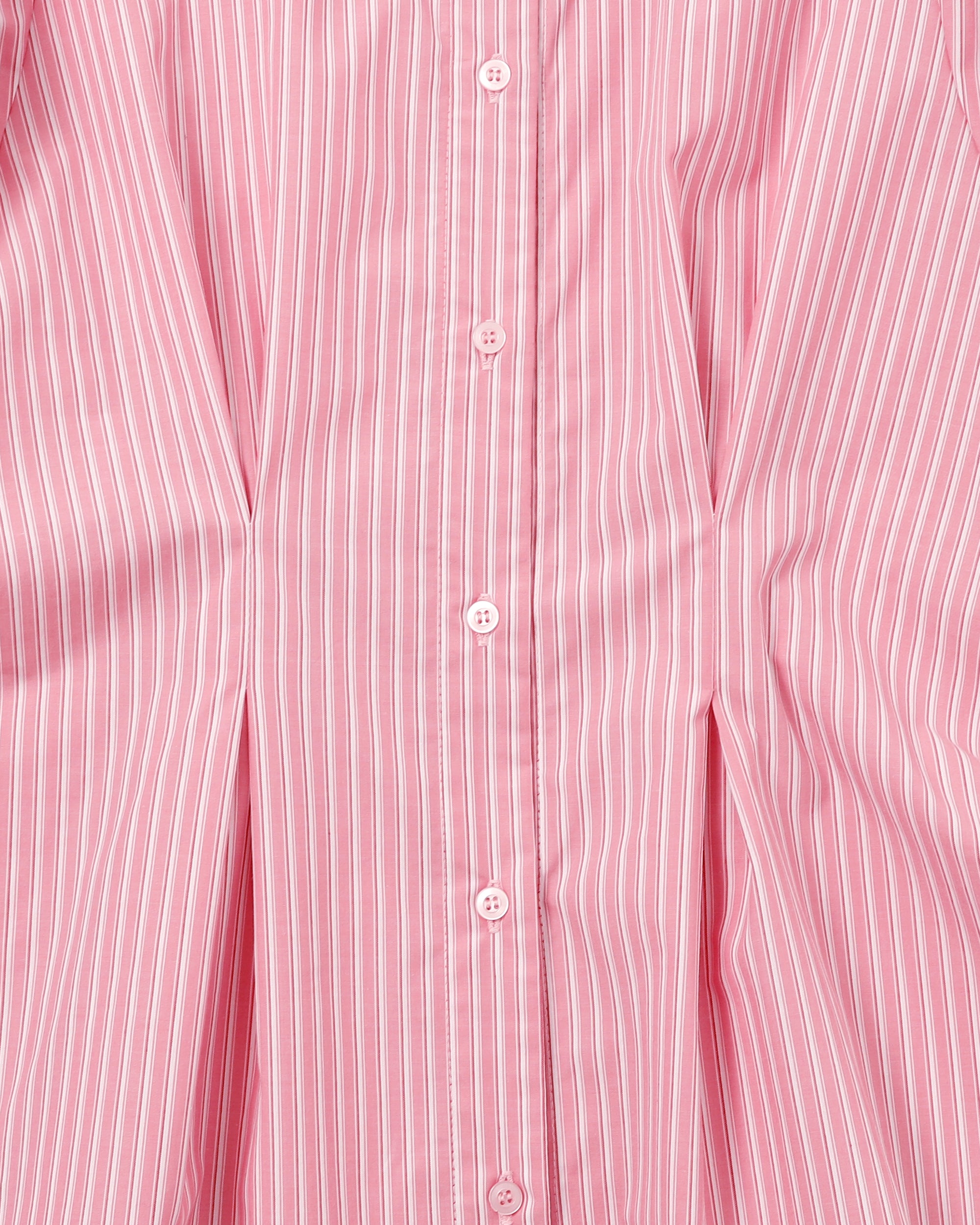 CANDY PUFF STRIPE SHIRT (PINK)
