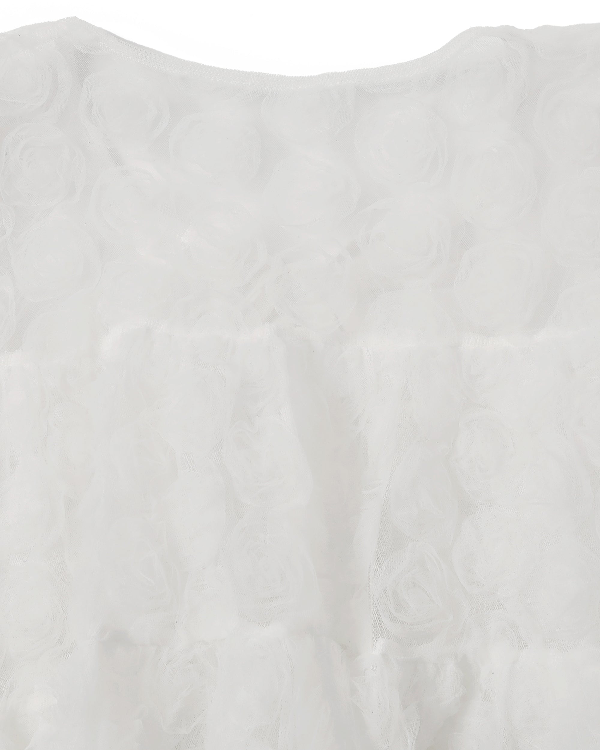 Flower tulle tiered bolero