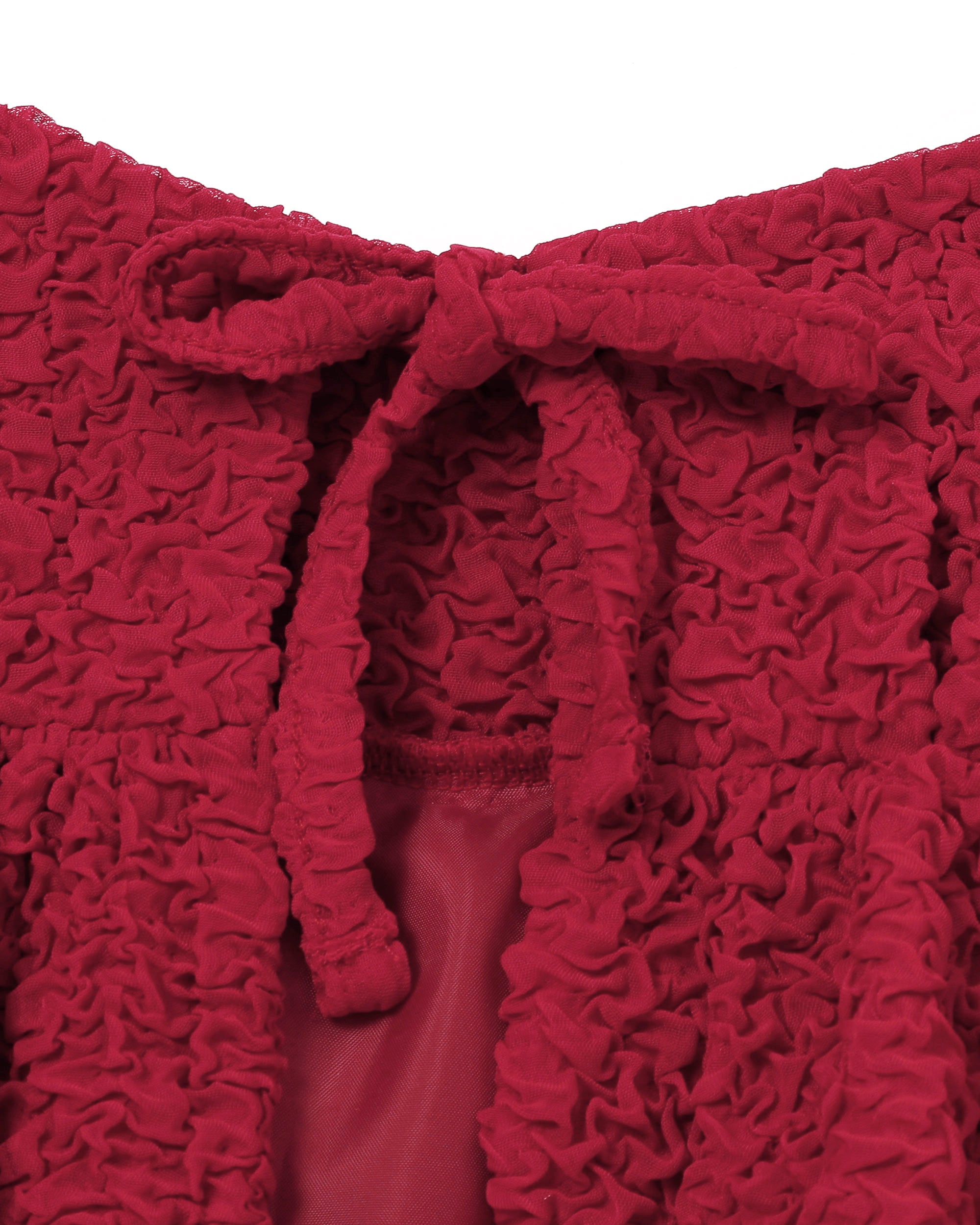 Balloon ribbon cami (red)