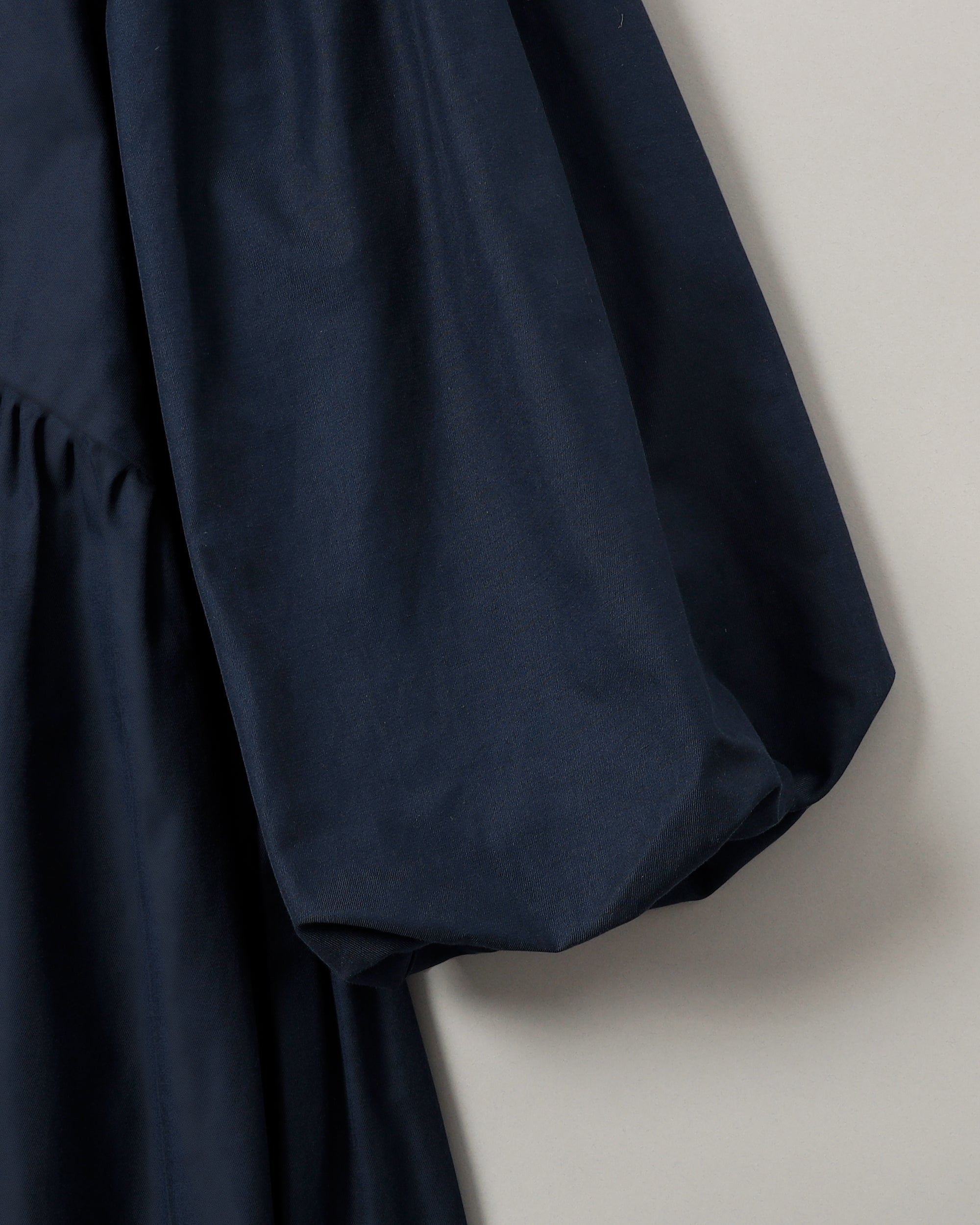 Balloon gather coat (navy)